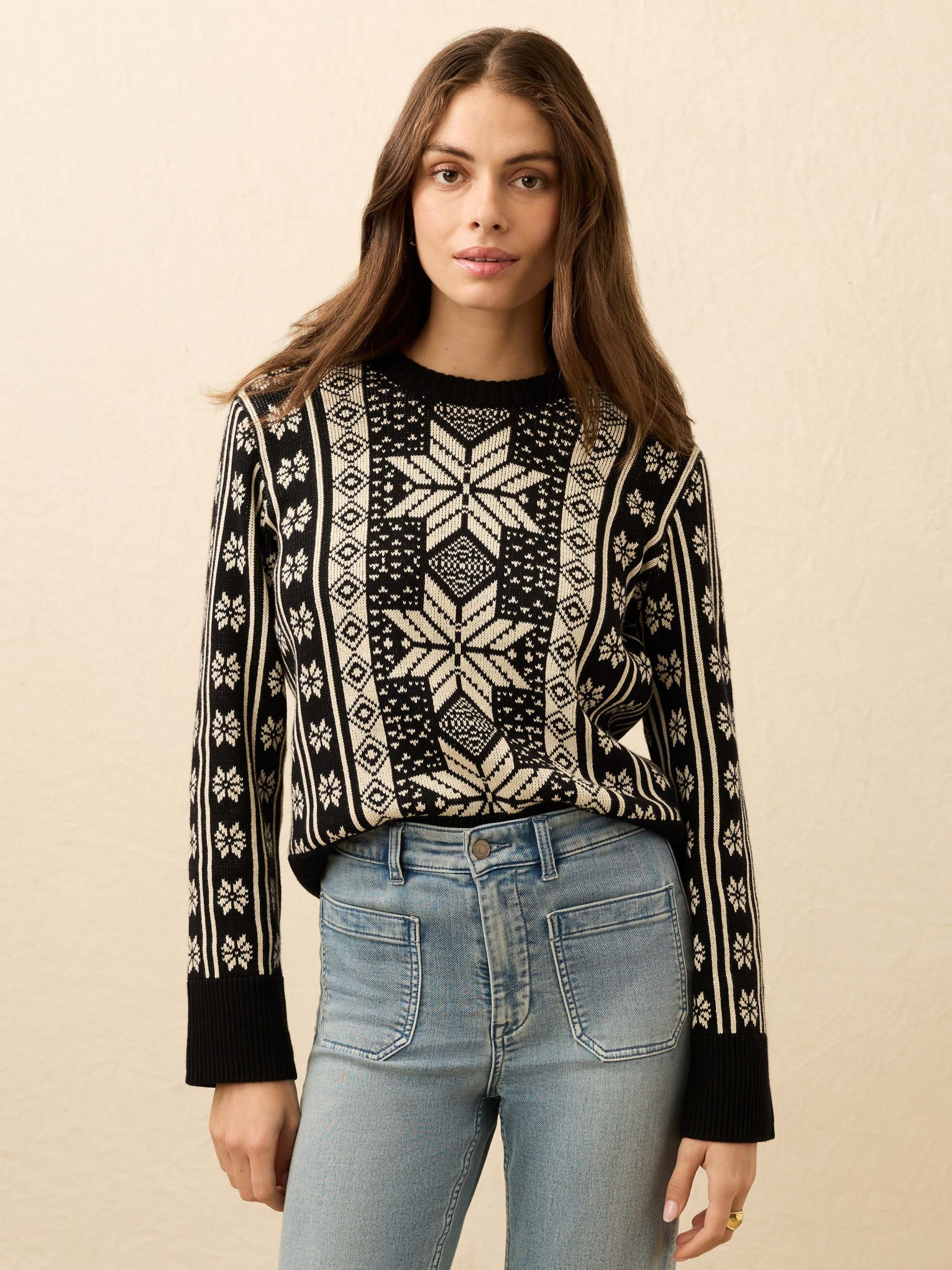 Sun Valley Crewneck - Midnight Snowflake - Image 2