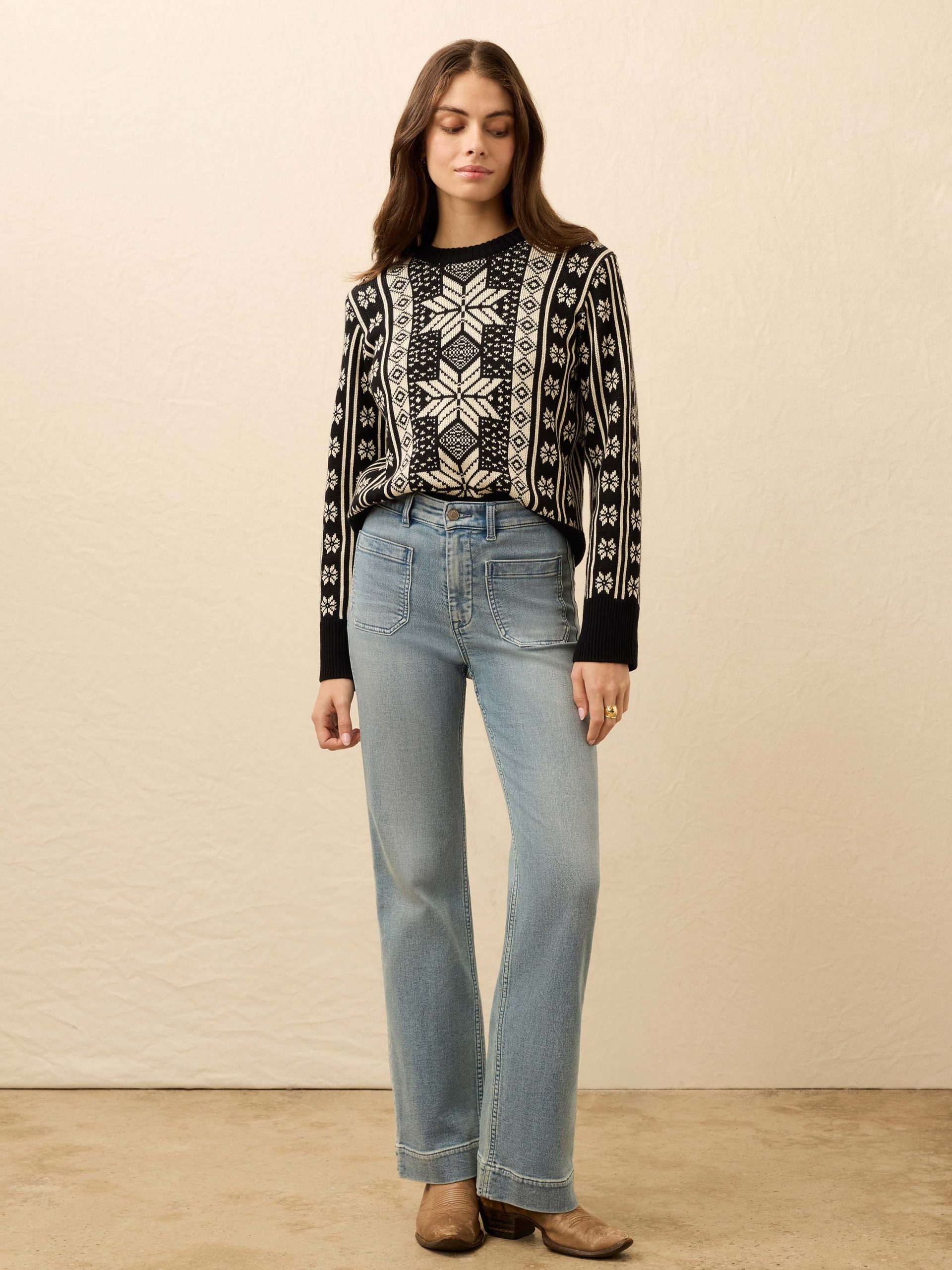 Sun Valley Crewneck - Midnight Snowflake - Image 4