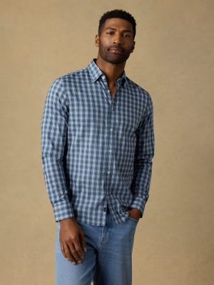 The Movement? Shirt - Azure Night Plaid
