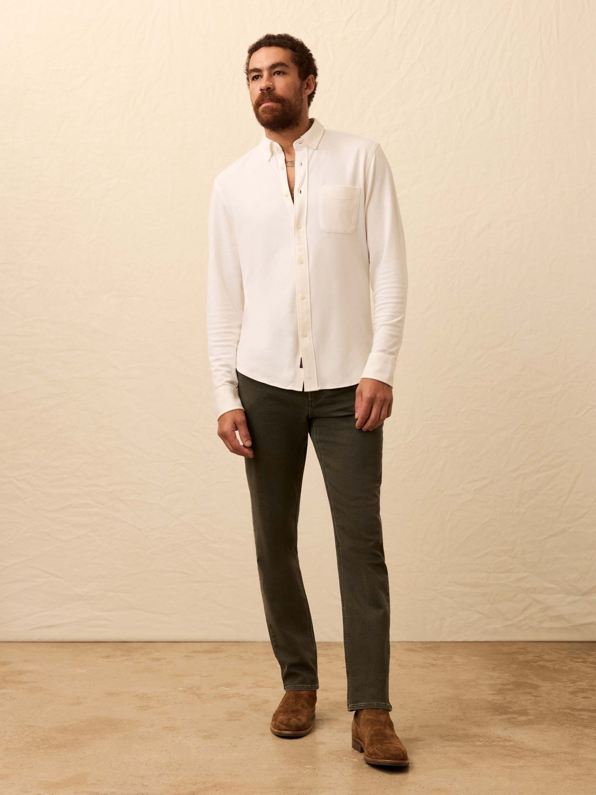 Coastline Knit Shirt - White Wall - Image 4