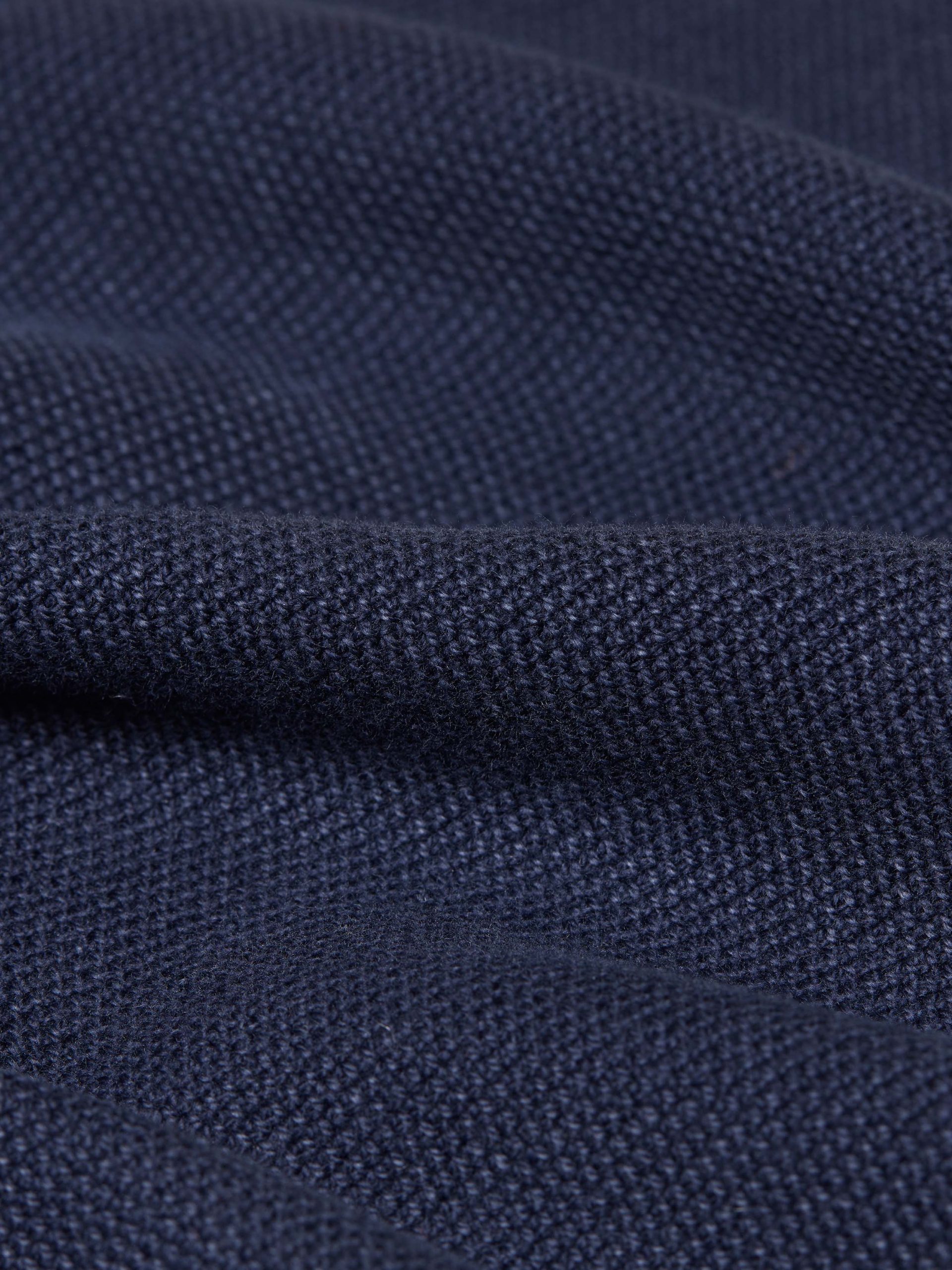 Light Weight Cotton Crewneck - Ravine Navy - Image 2