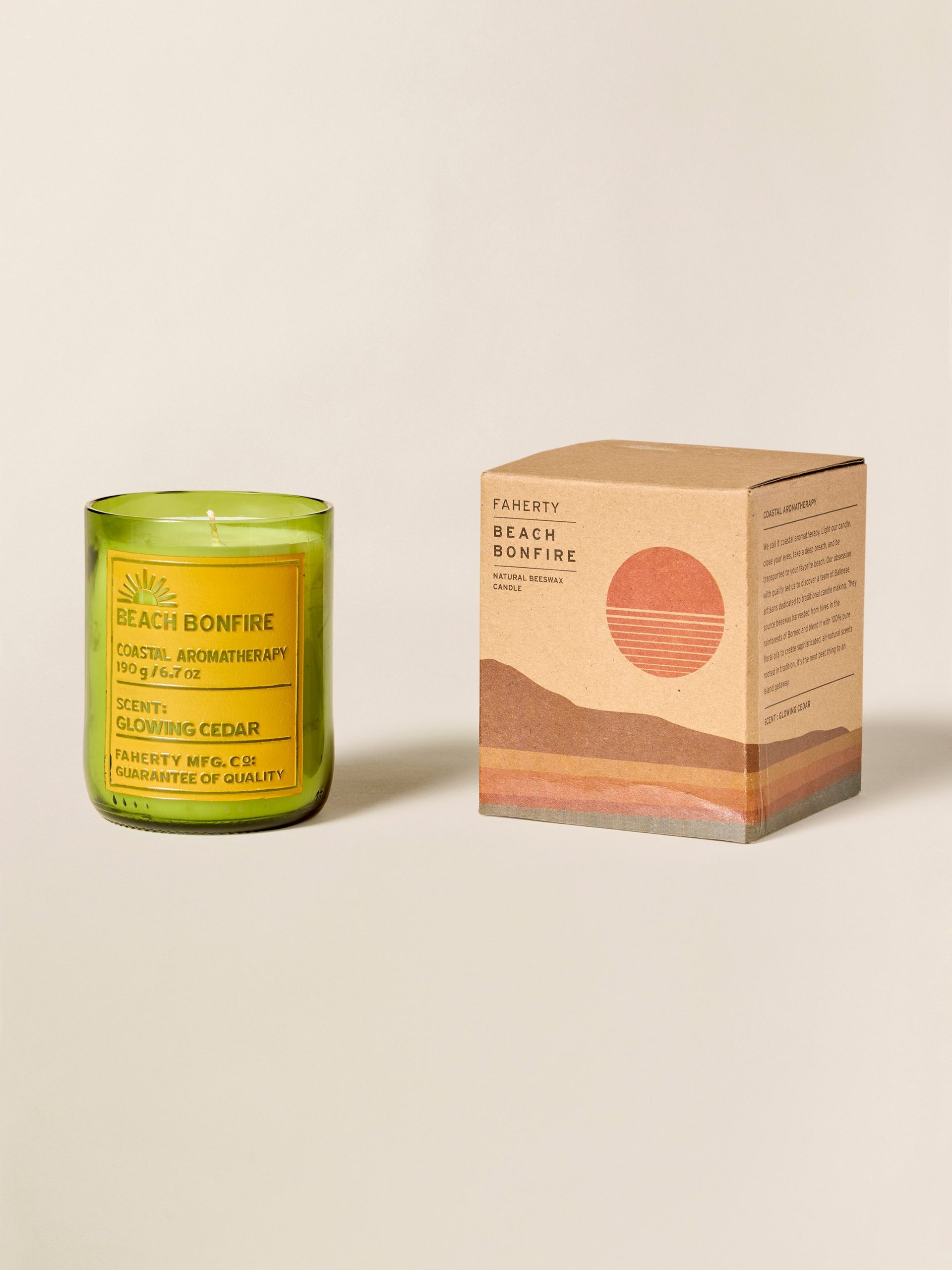 Coastal Aromatherapy Candle 6.7oz - Beach Bonfire