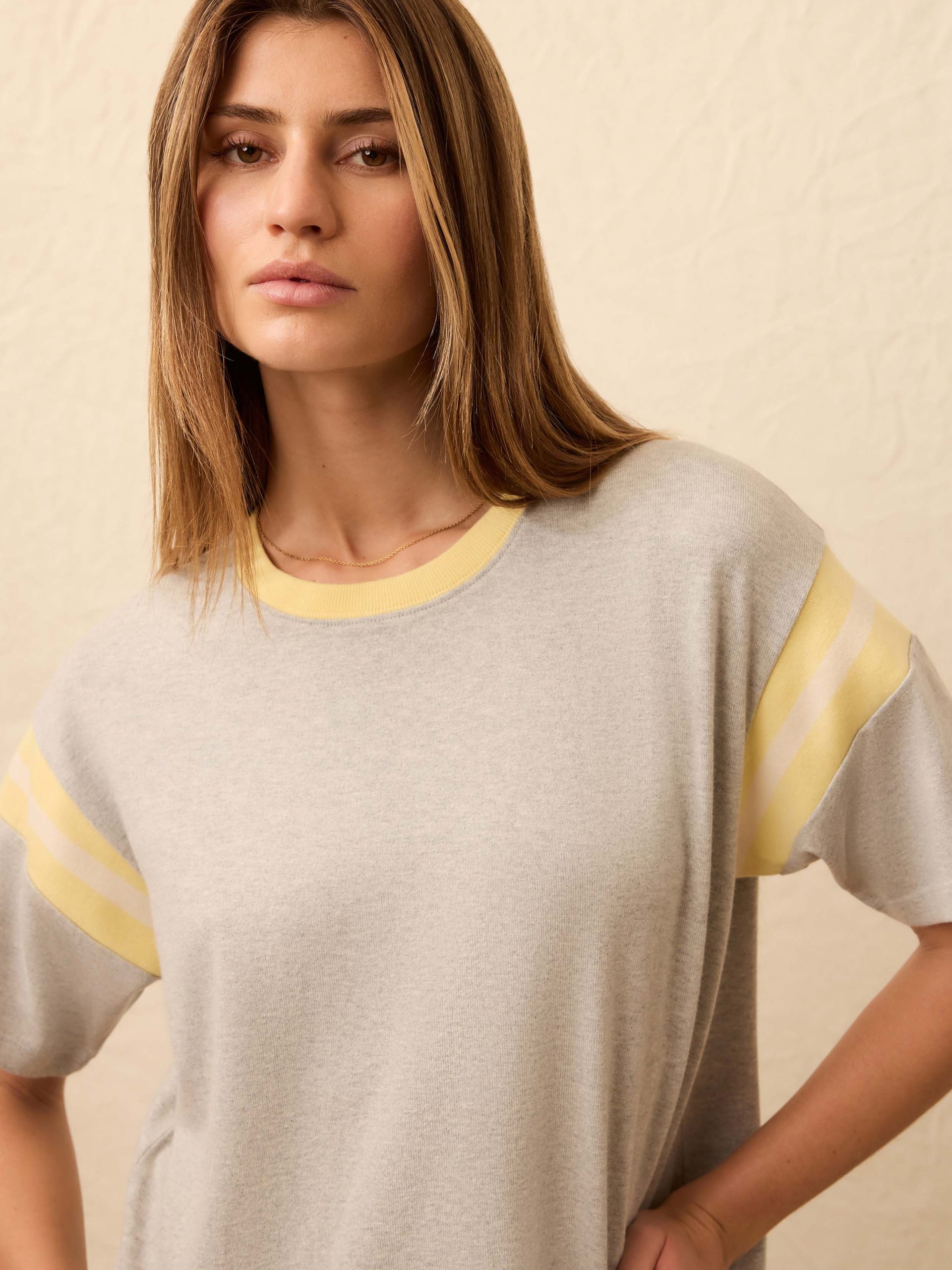 Sport Jersey Throwback Tee - Spring Grey Varsity - Image 4