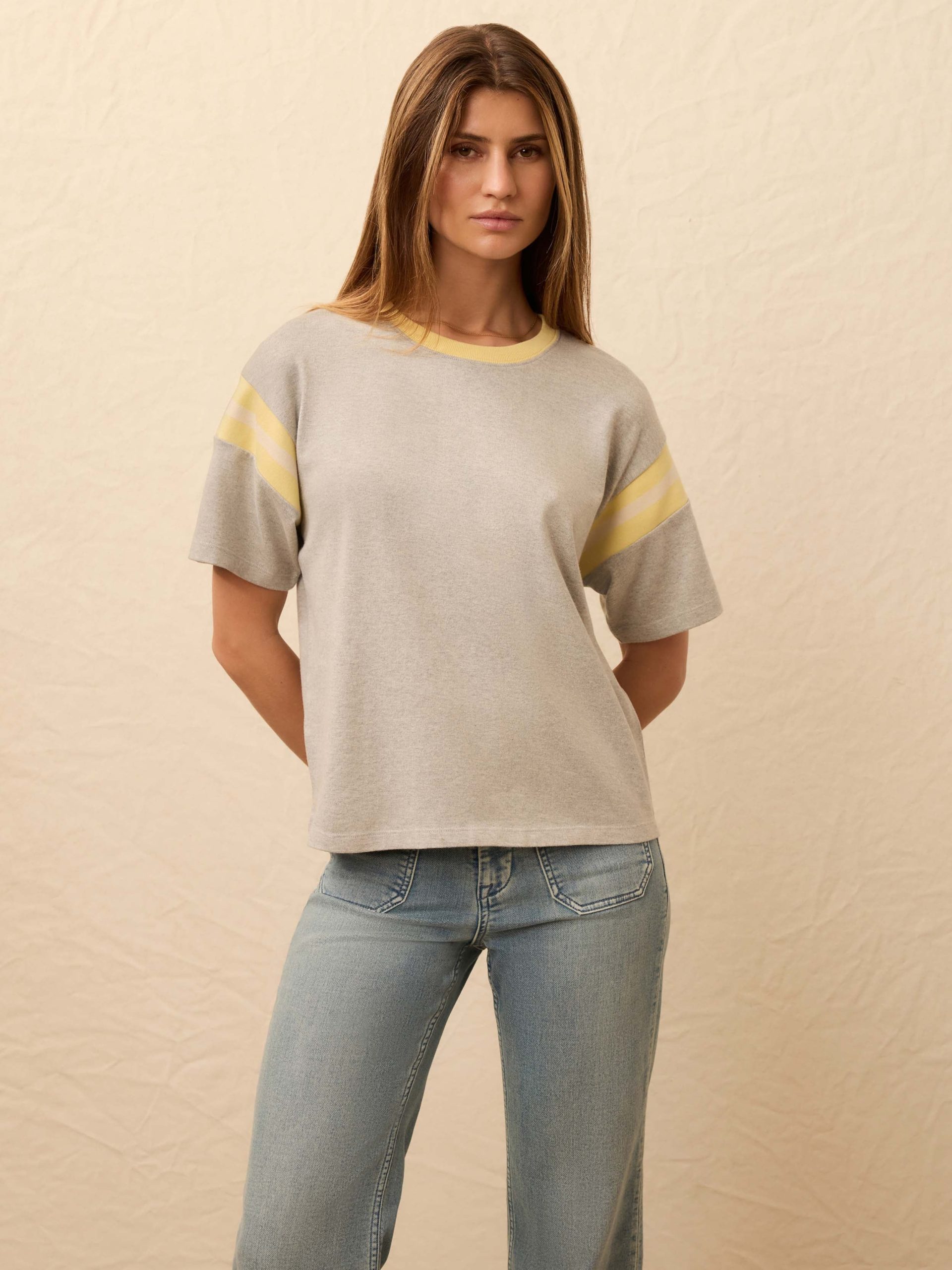 Sport Jersey Throwback Tee - Spring Grey Varsity - Image 2