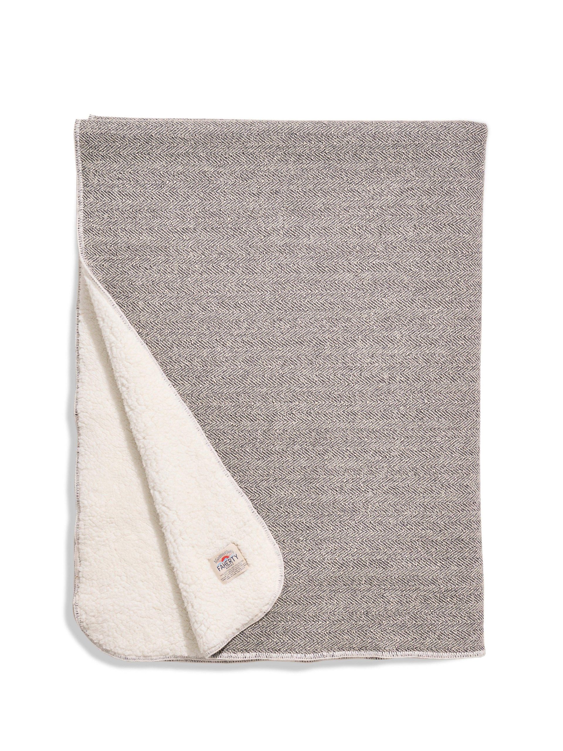 Whitewater High Pile Fleece Blanket - Latte