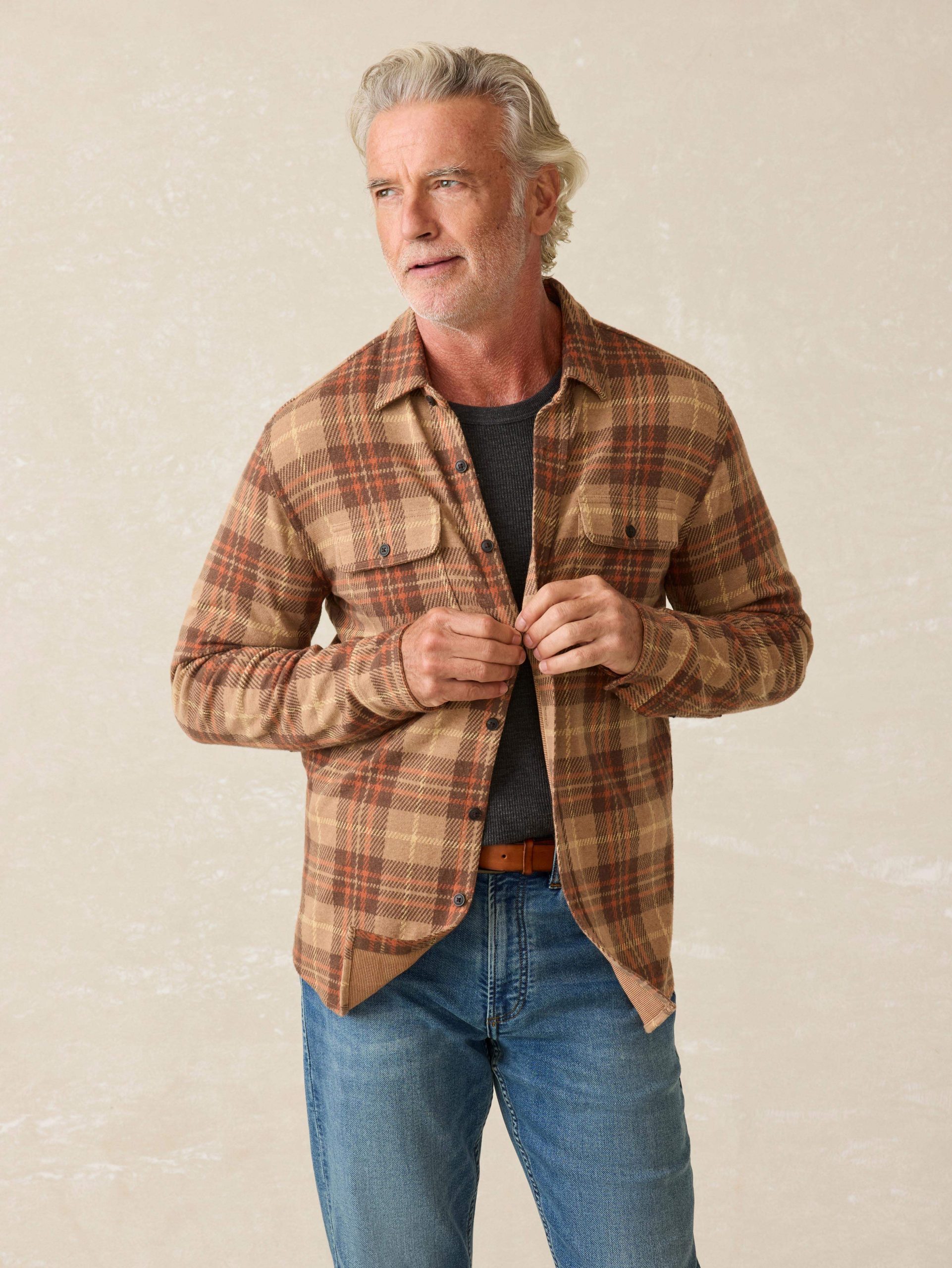 Legend? Sweater Shirt - Cedar Sands Plaid