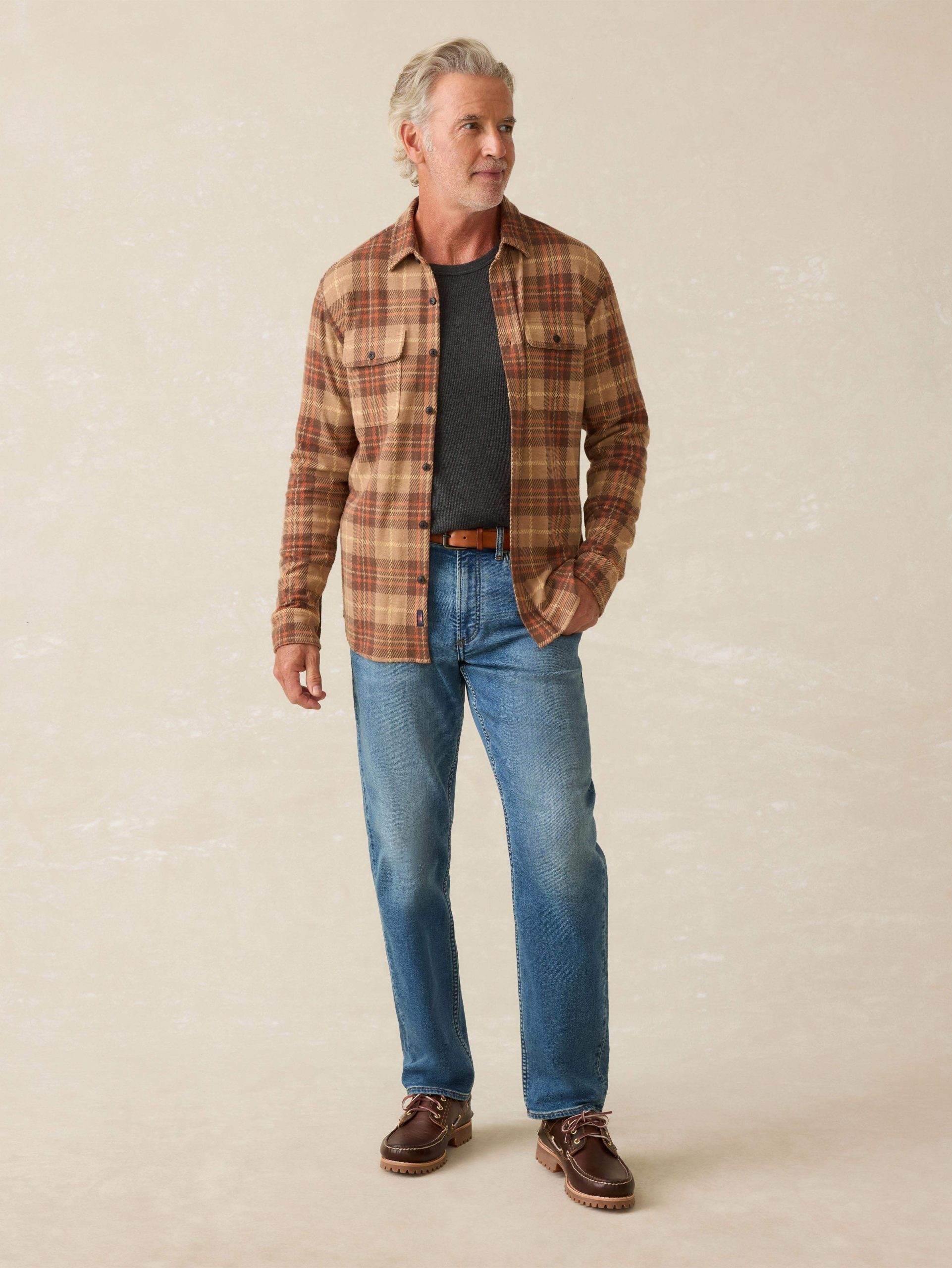 Legend? Sweater Shirt - Cedar Sands Plaid - Image 4