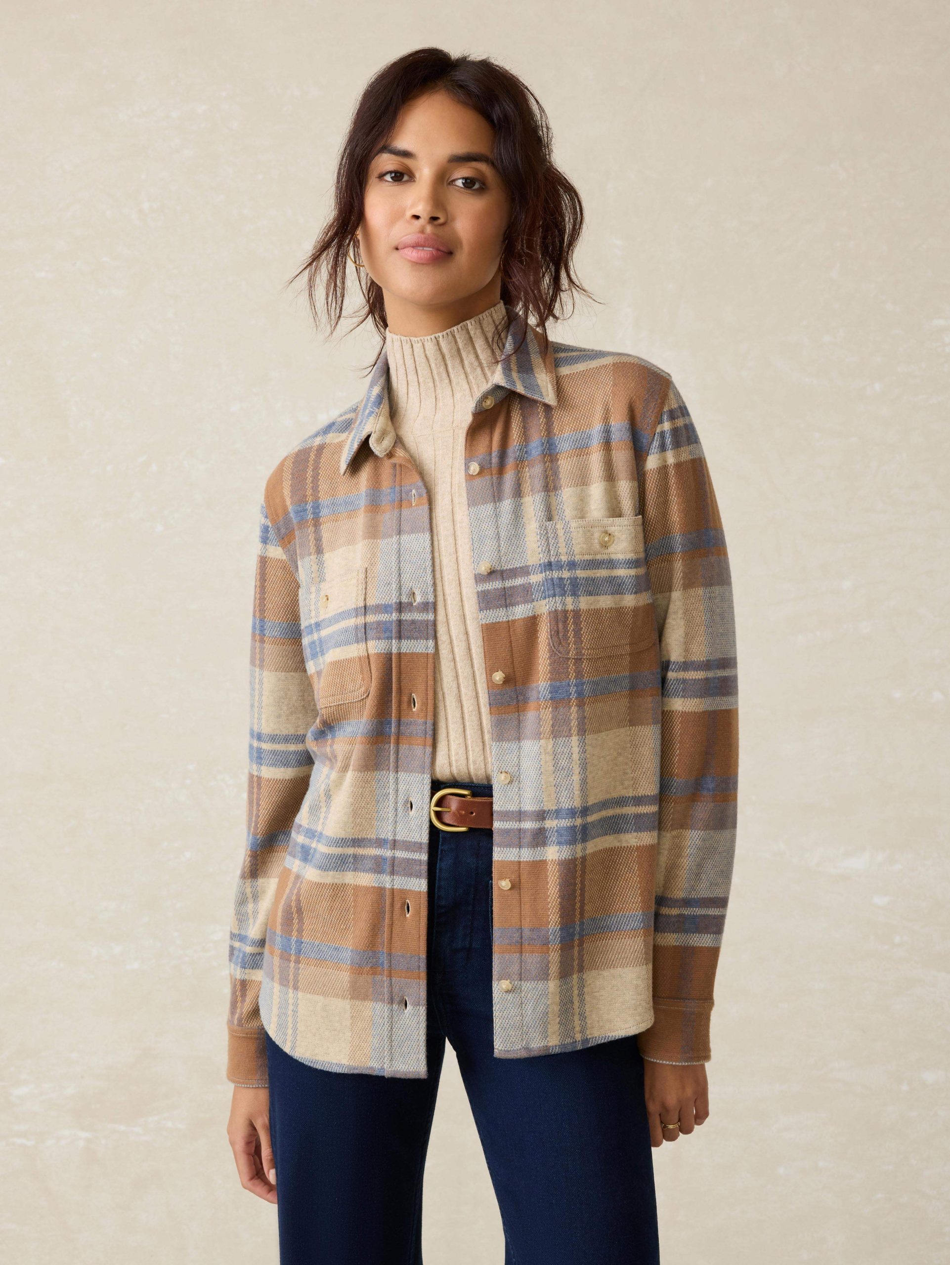 Legend? Sweater Shirt - Rockland Plaid