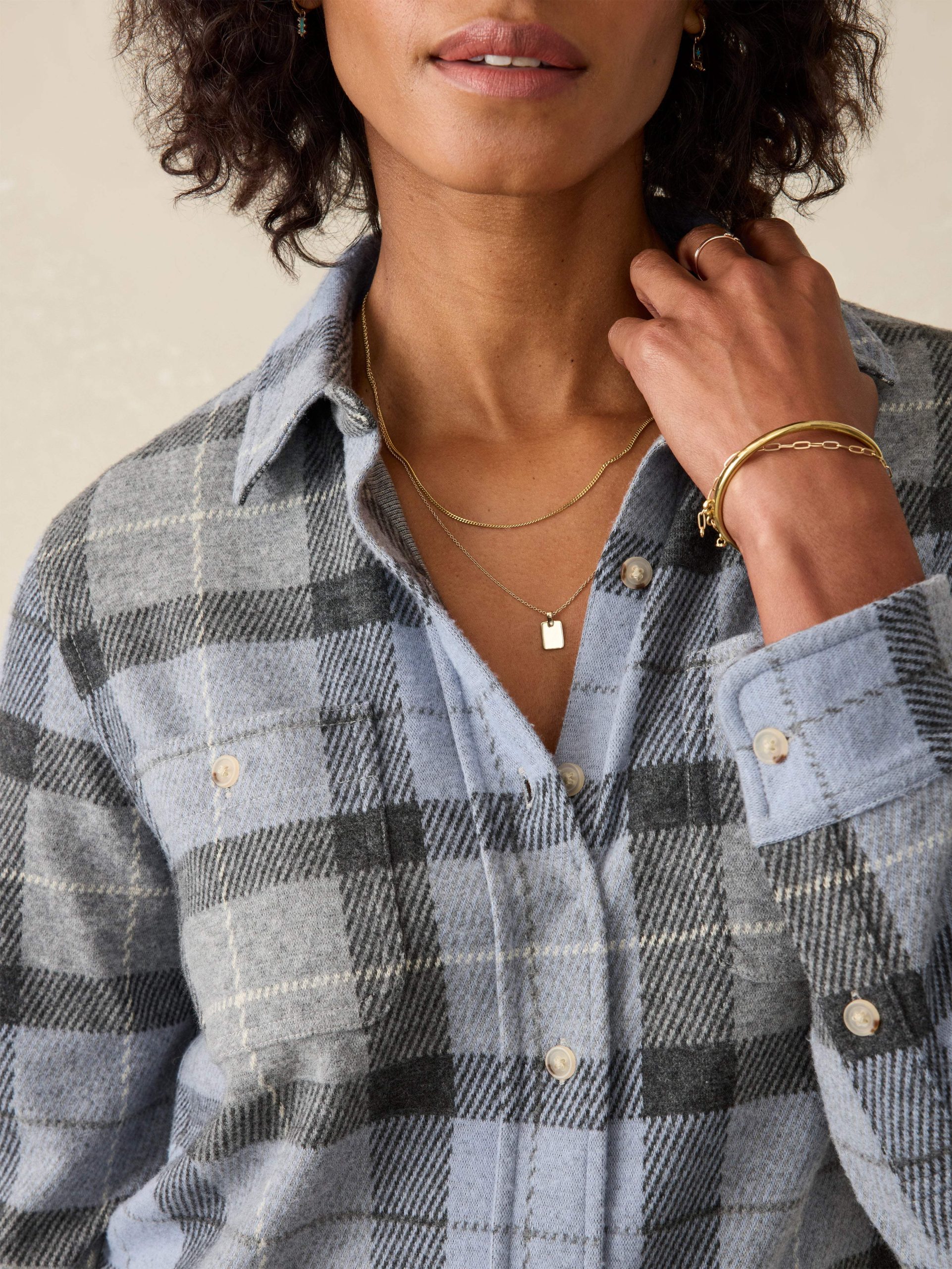 Legend? Sweater Shirt - True North Plaid - Image 2
