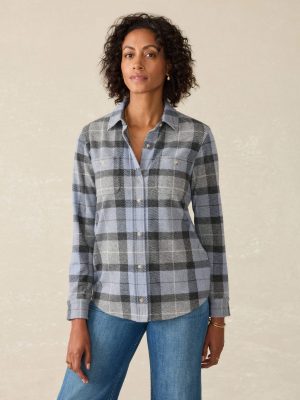 Legend? Sweater Shirt - True North Plaid