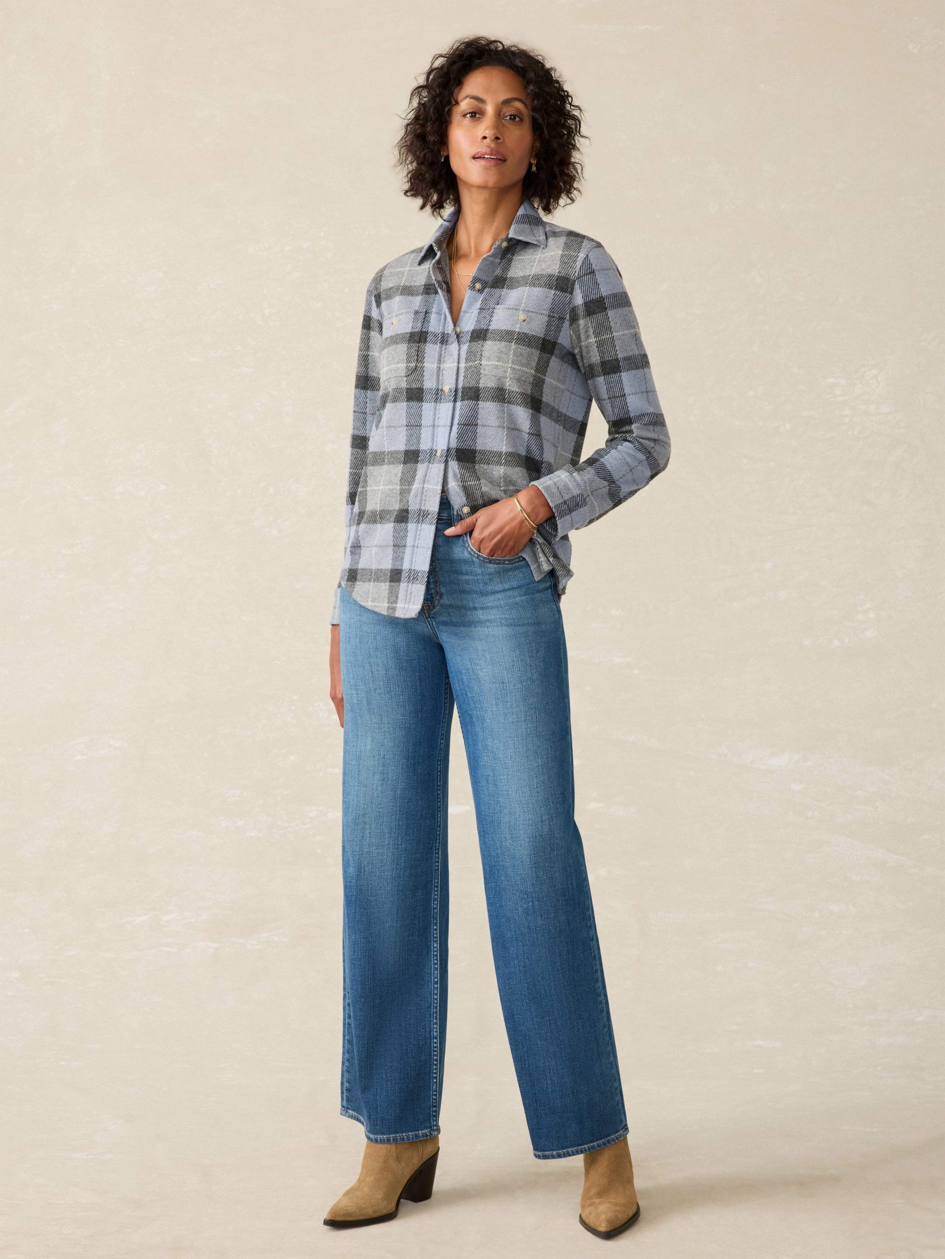Legend? Sweater Shirt - True North Plaid - Image 6