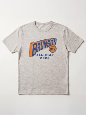 Jalen Brunson All-Star Weekend Sunwashed Tee - Island Dune Heather