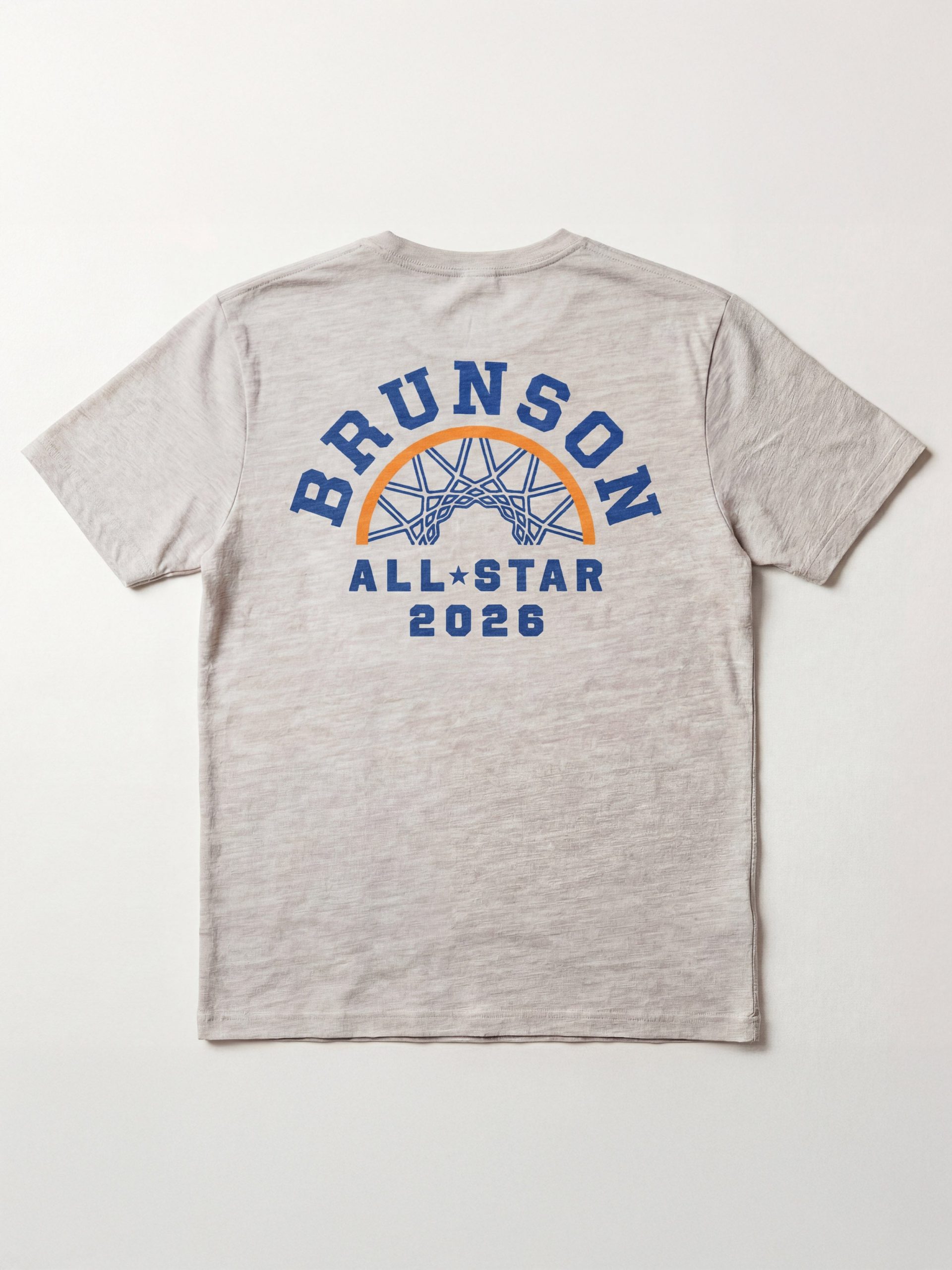 Jalen Brunson All-Star Weekend Sunwashed Tee - Island Dune Heather - Image 2