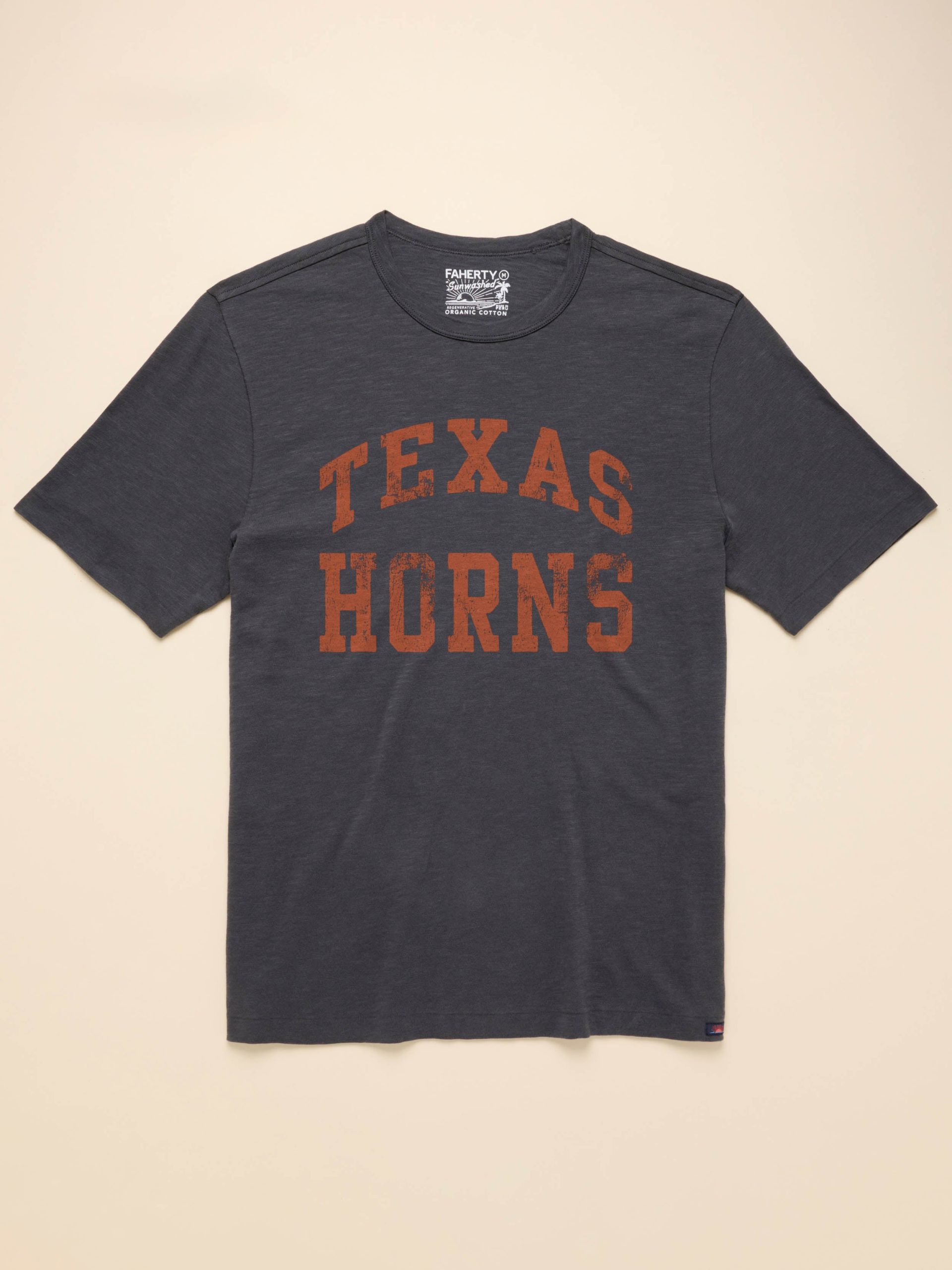 University of Texas Sunwashed Tee - Graphite - Image 3
