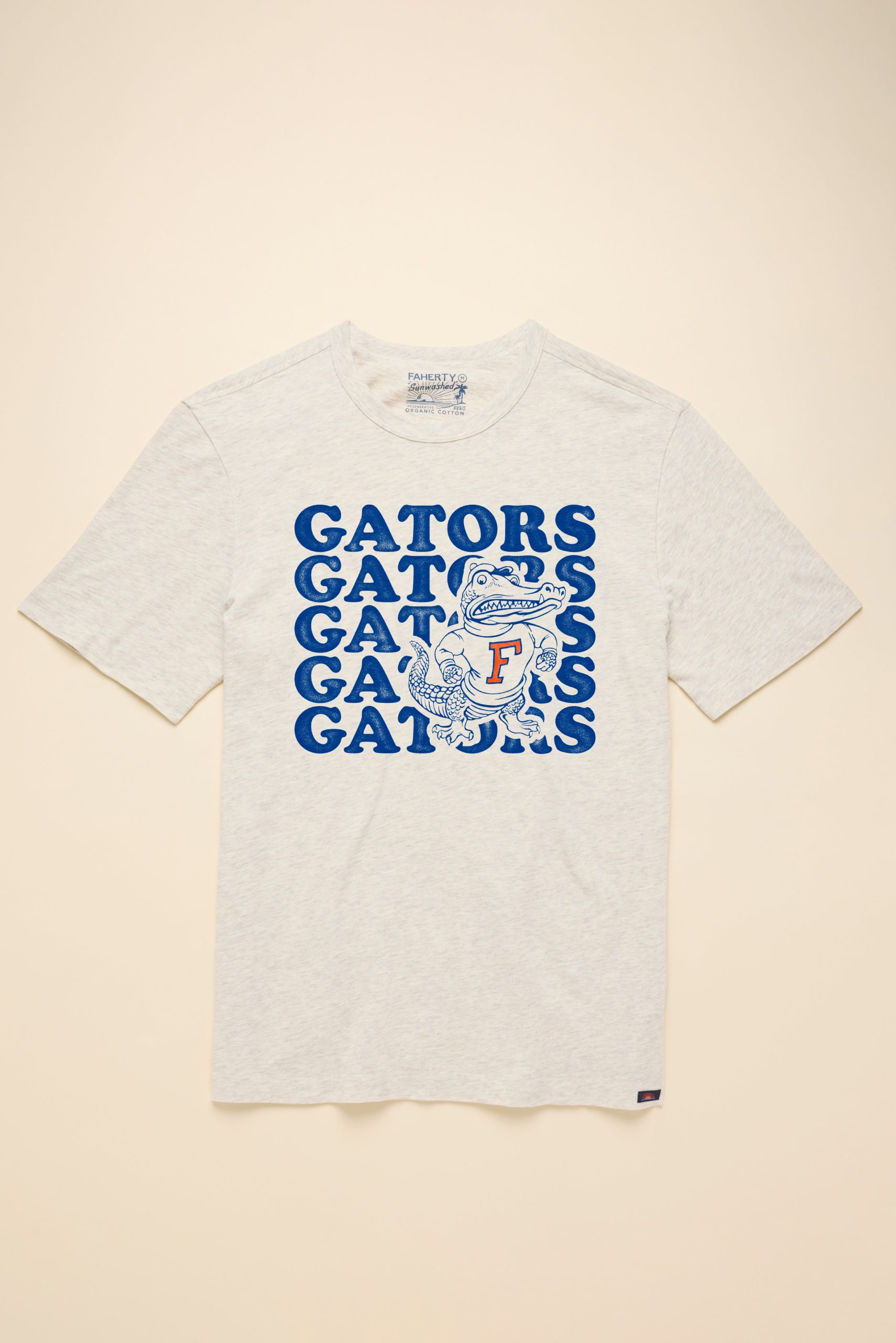 University of Florida Sunwashed Tee - Island Dune Heather - Image 3