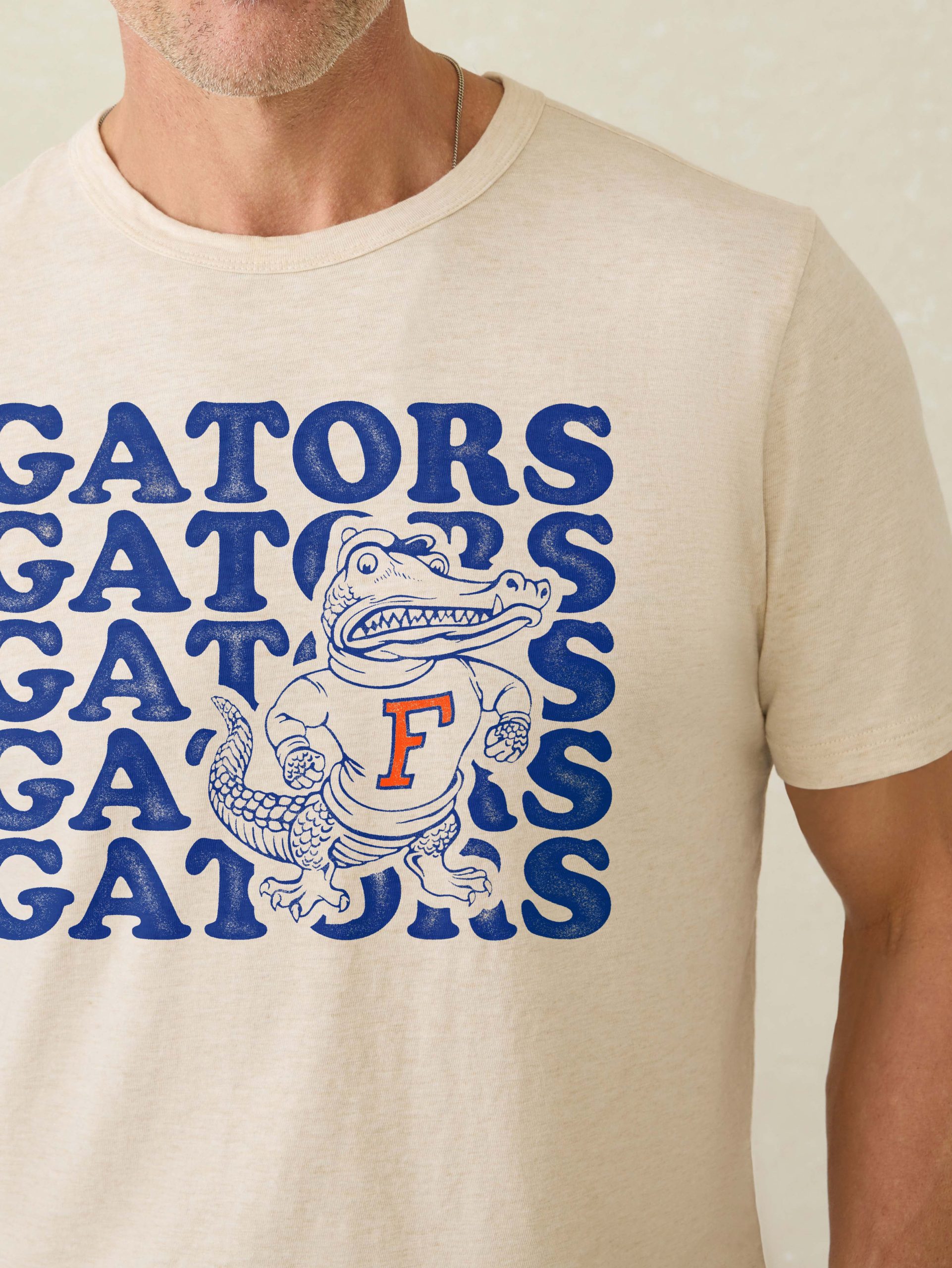 University of Florida Sunwashed Tee - Island Dune Heather - Image 2