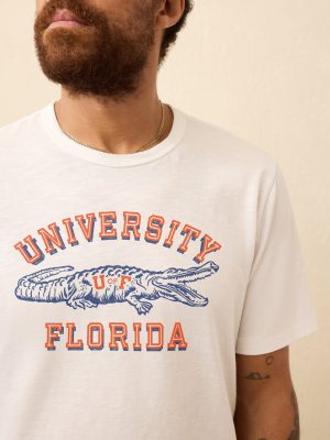 University of Florida Sunwashed Tee - White