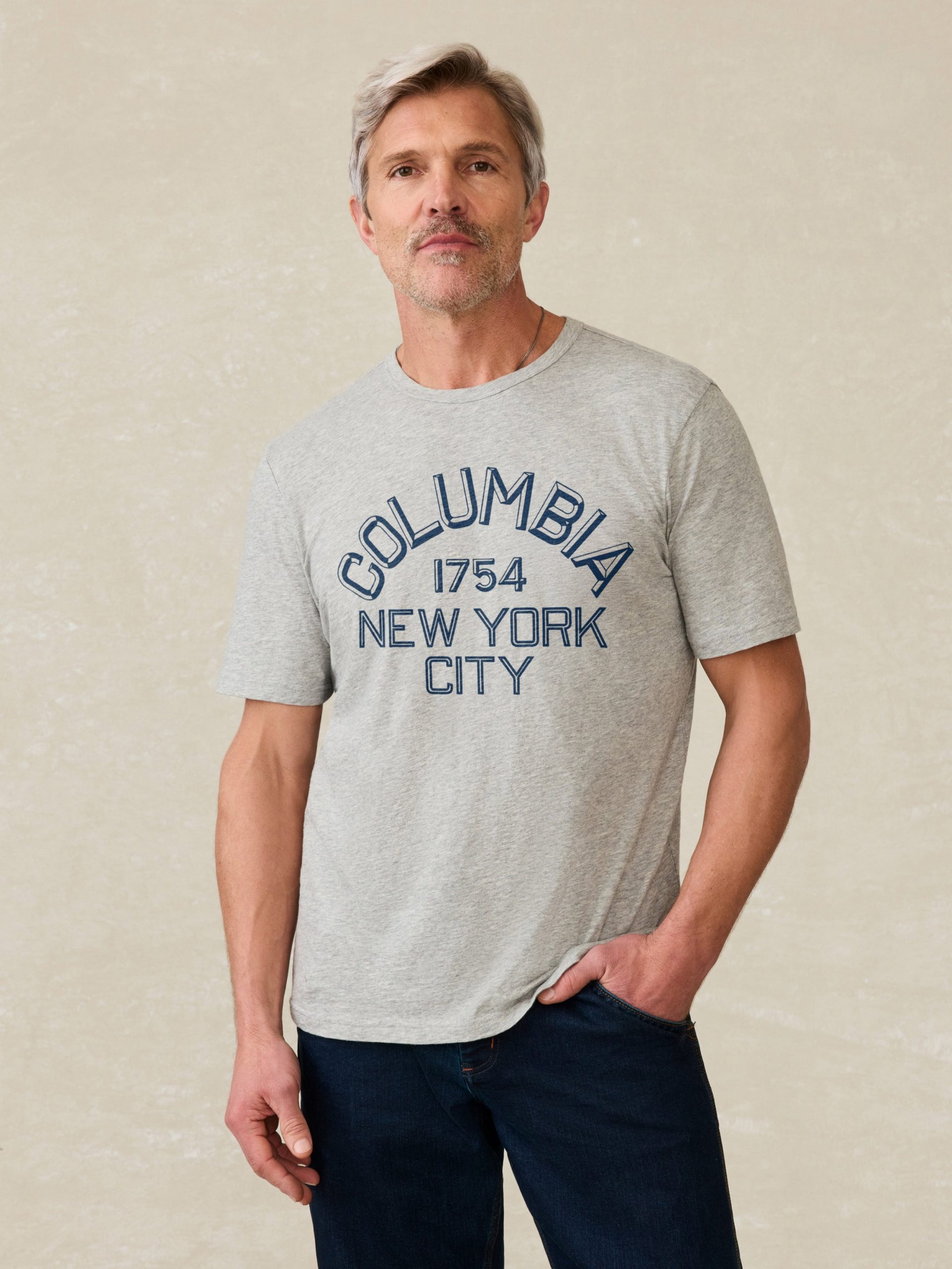Columbia Sunwashed Tee - Granite Heather - Image 2