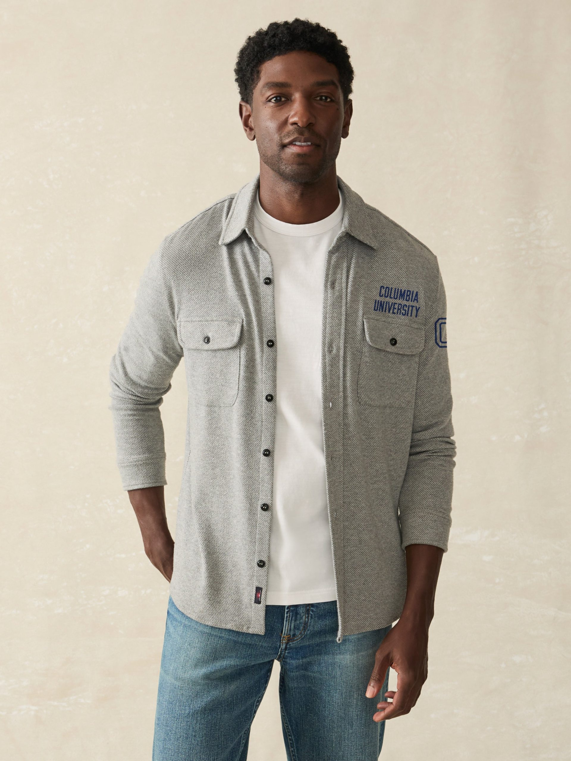 Columbia Legend Sweater Shirt - Fossil Grey Twill - Image 3