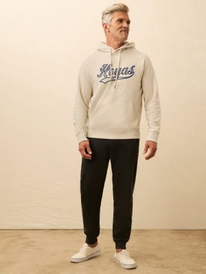 Georgetown High Standard Fleece Hoodie - Antique Ivory Heather