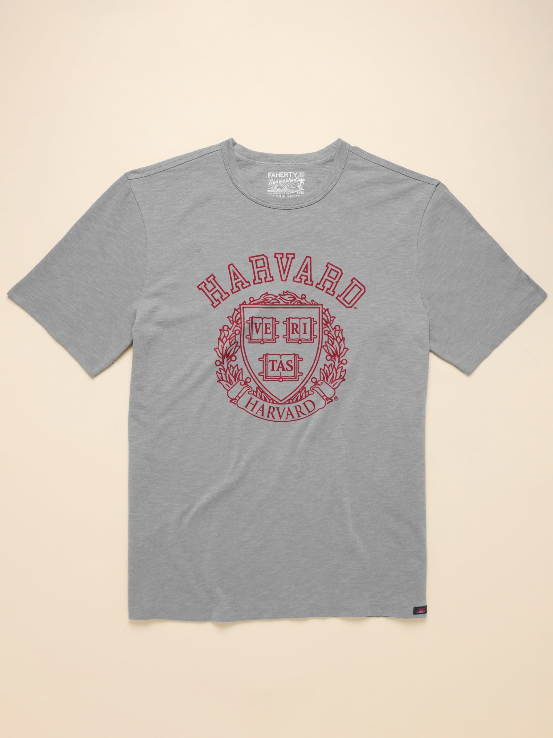 Harvard Sunwashed Tee - Granite Heather - Image 3