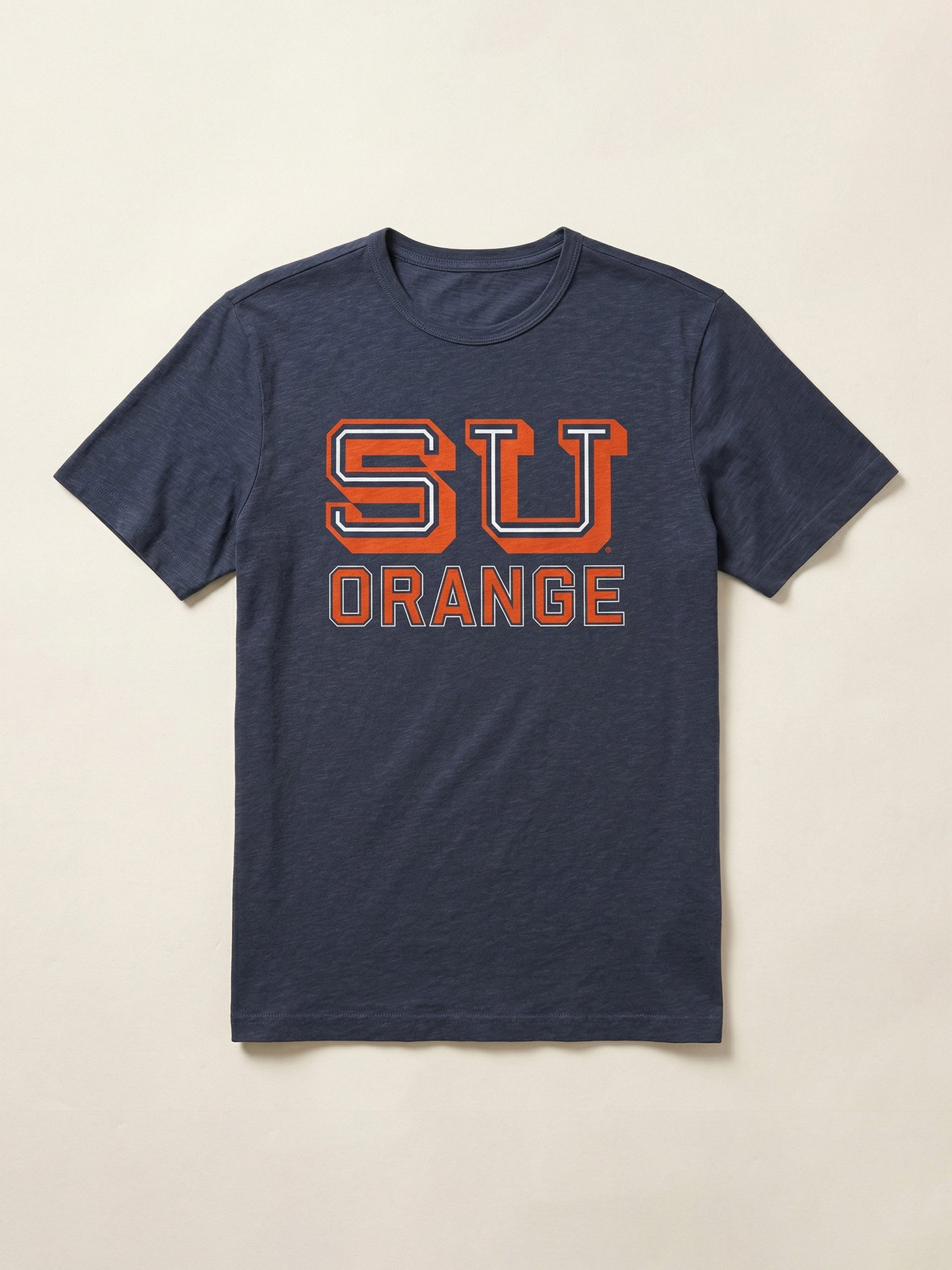 Syracuse University Sunwashed Tee - Dune Navy - Image 2