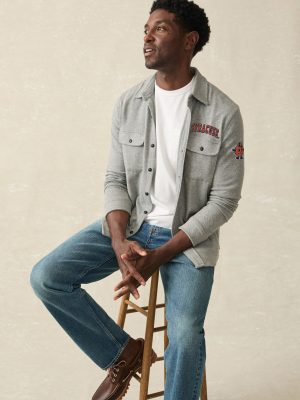 Syracuse University Legend Sweater Shirt - Fossil Grey Twill