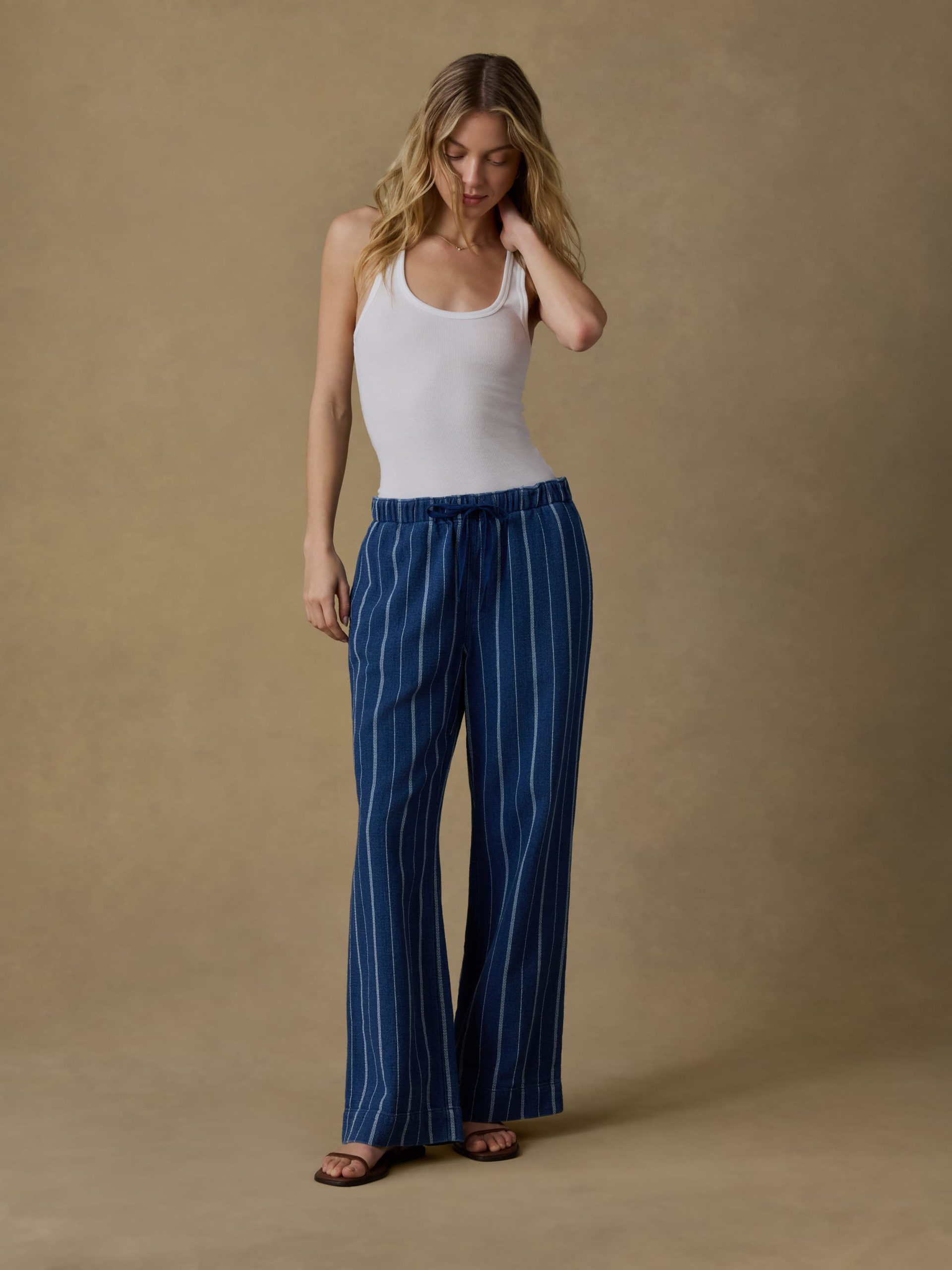 Laidback Pant - Indigo Drift Stripe - Image 3