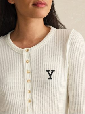 Yale Legend? Apr??s Waffle Henley - Egret