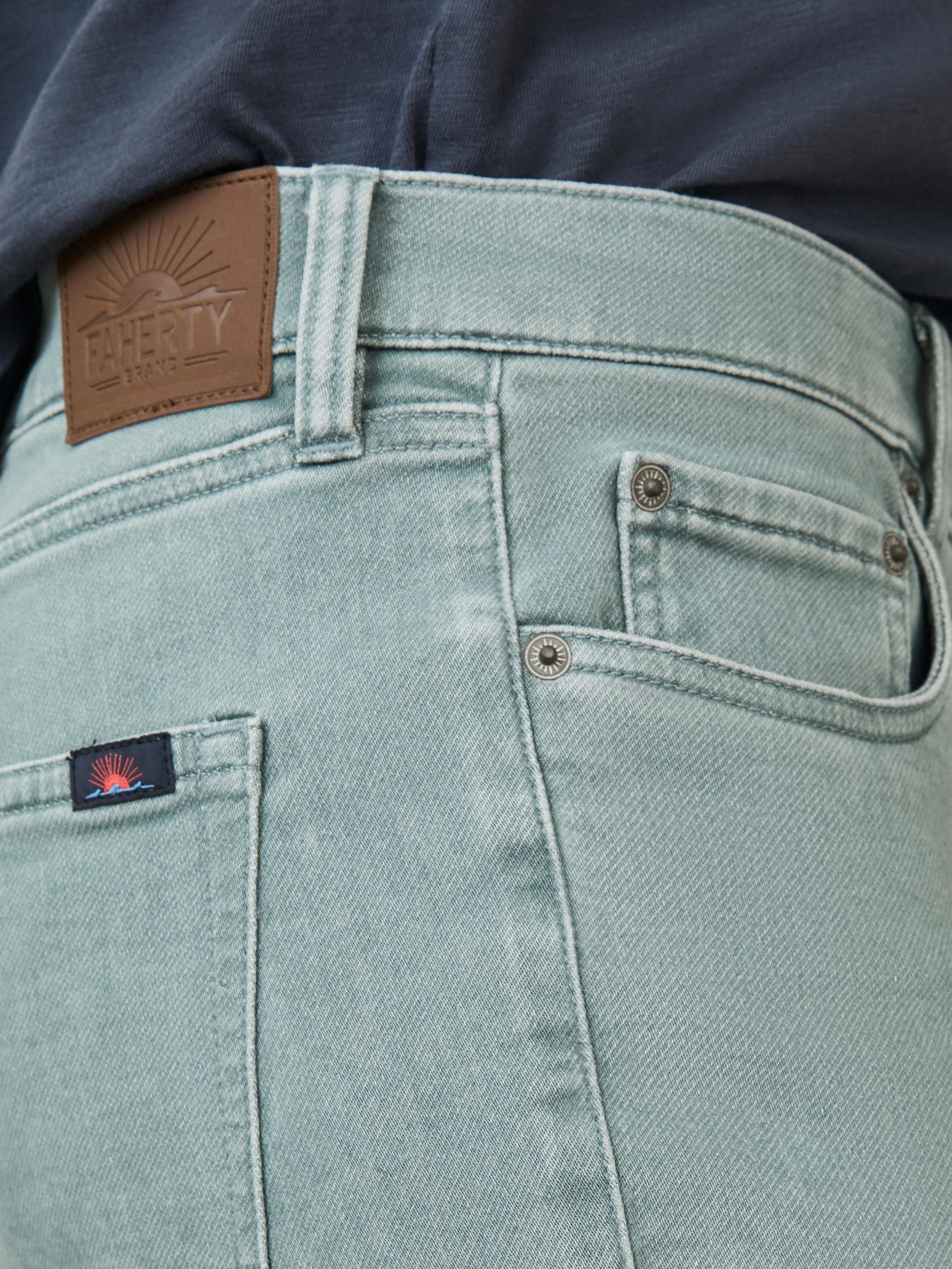 Stretch Terry 5-Pocket Pant - Ocean Glass - Image 3