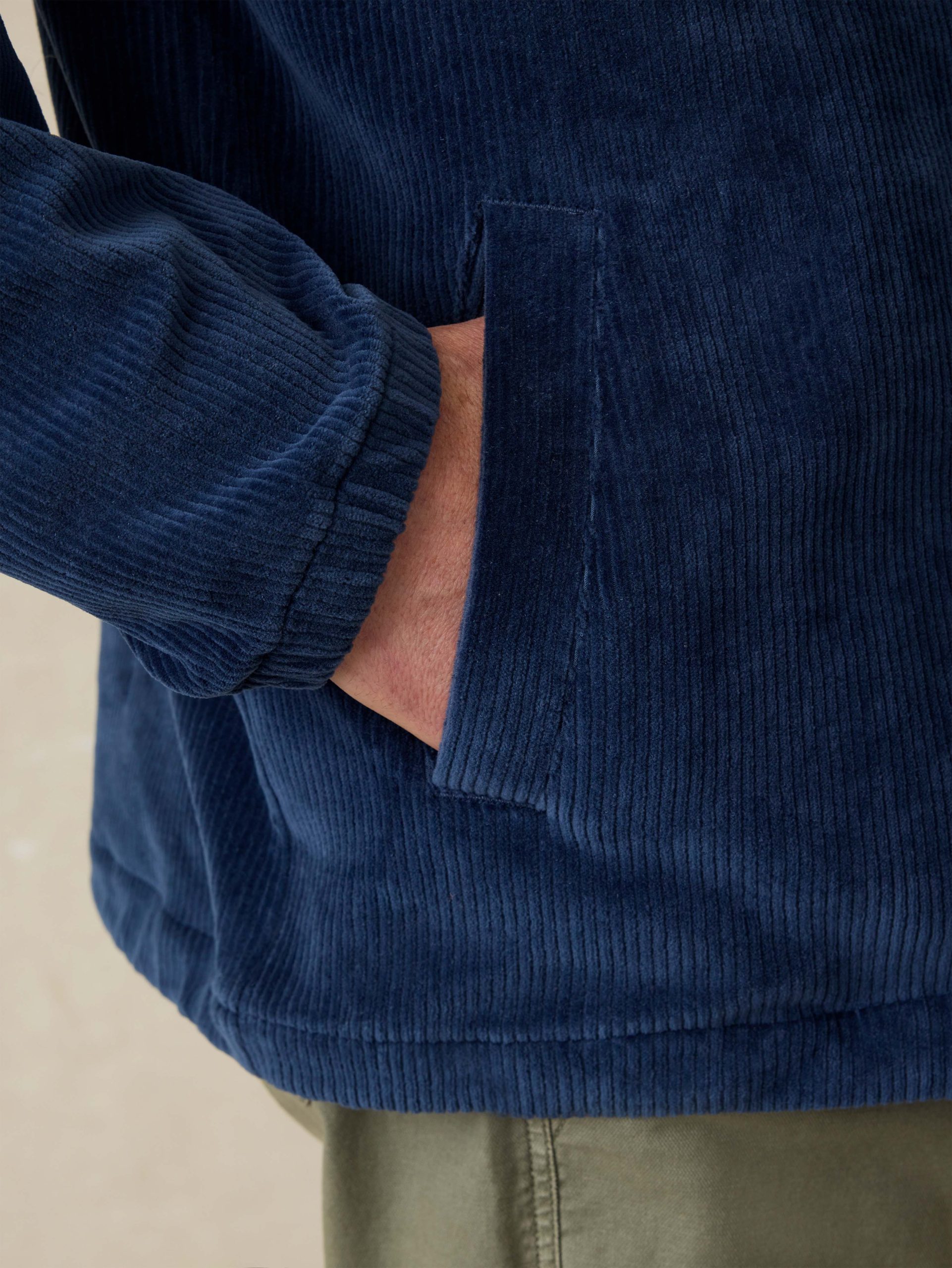 Corduroy Coaches Jacket - Spring Navy - Image 2
