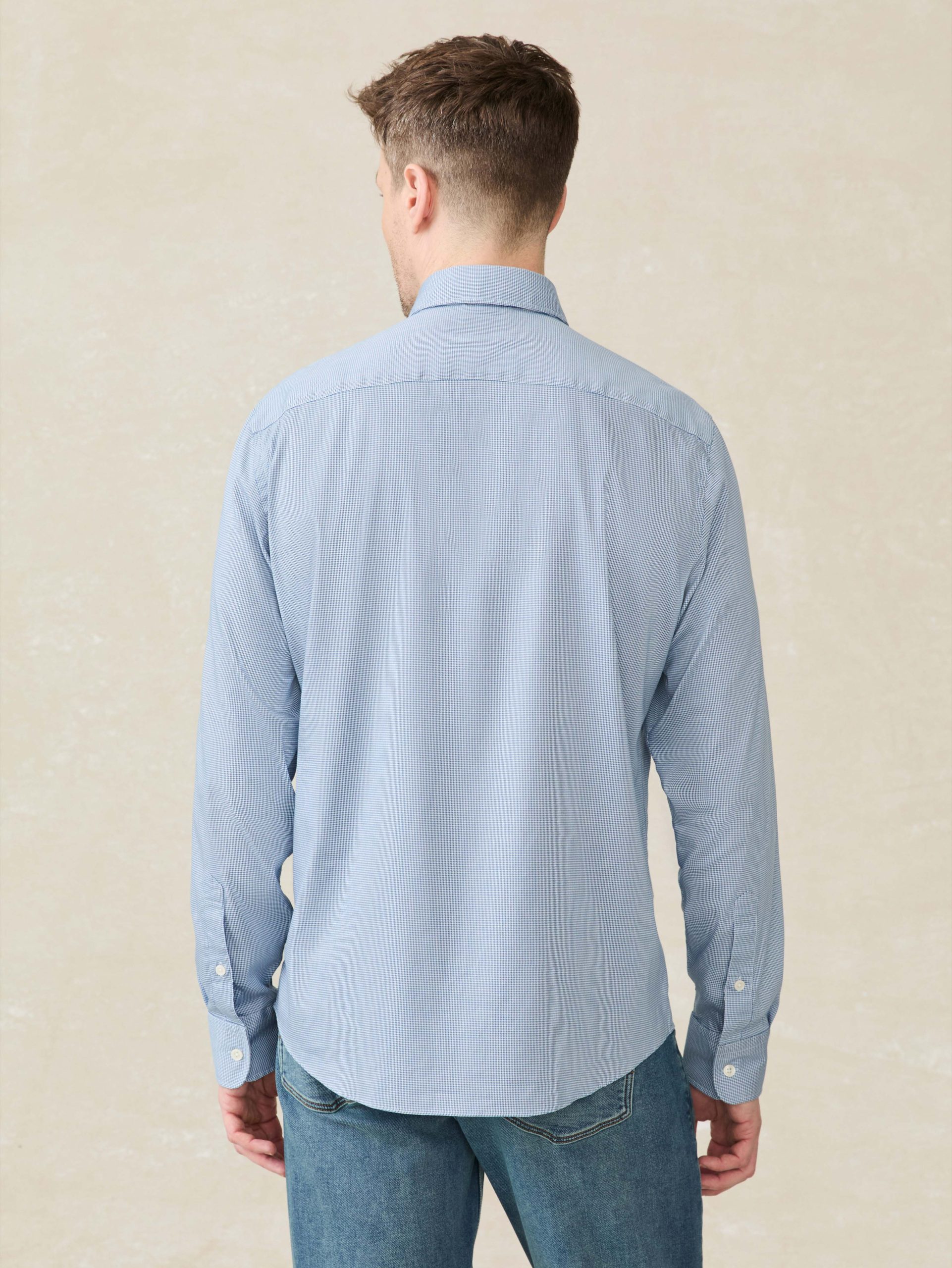The Movement? Shirt - Azure Pincheck - Image 3