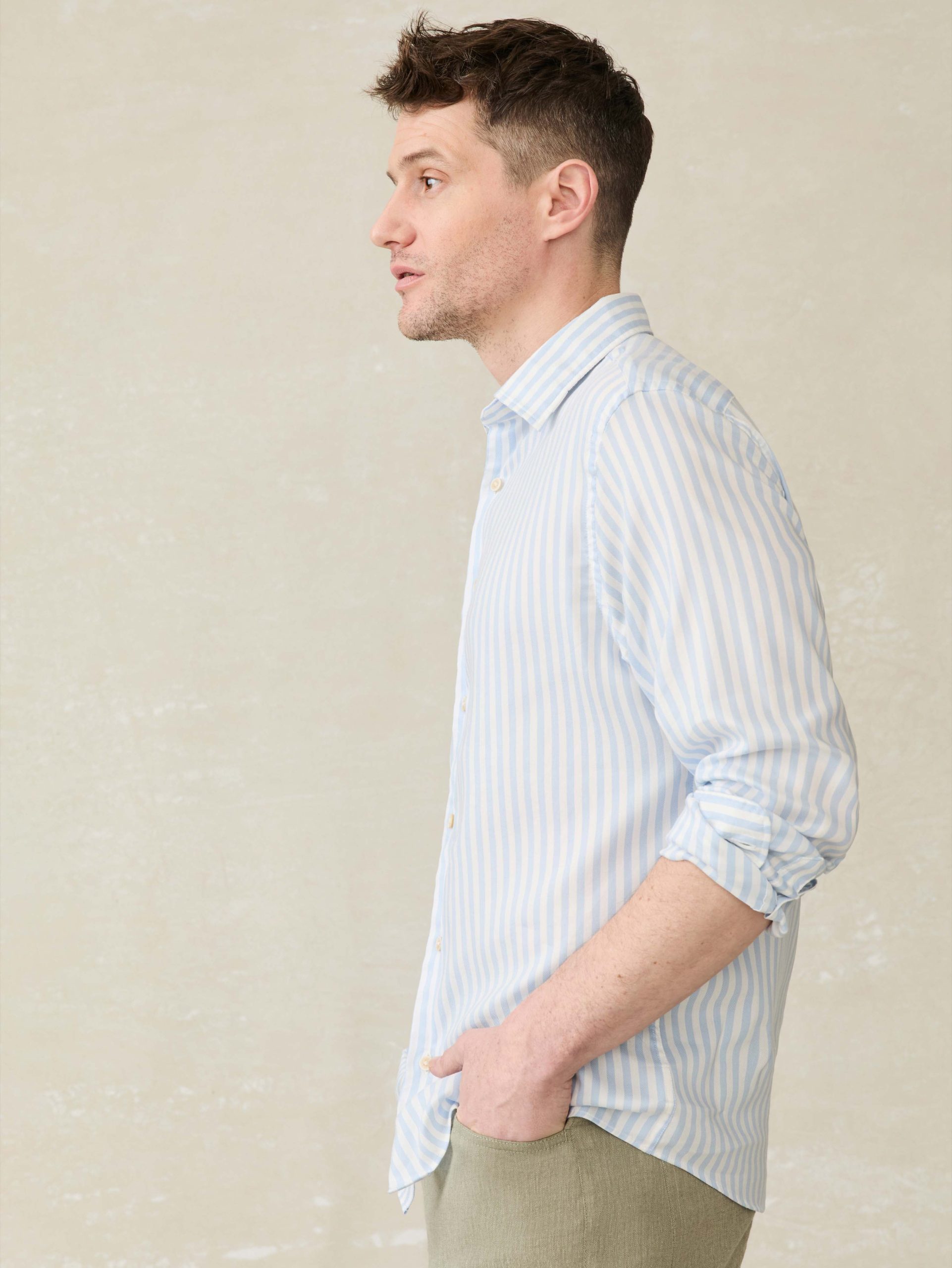 Movement? Monterey Shirt - Blue Cape Stripe - Image 4