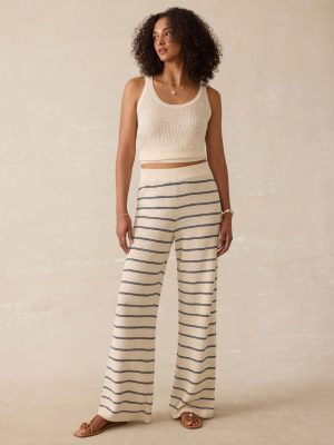 Miramar Linen Sweater Pant - Lido Lines