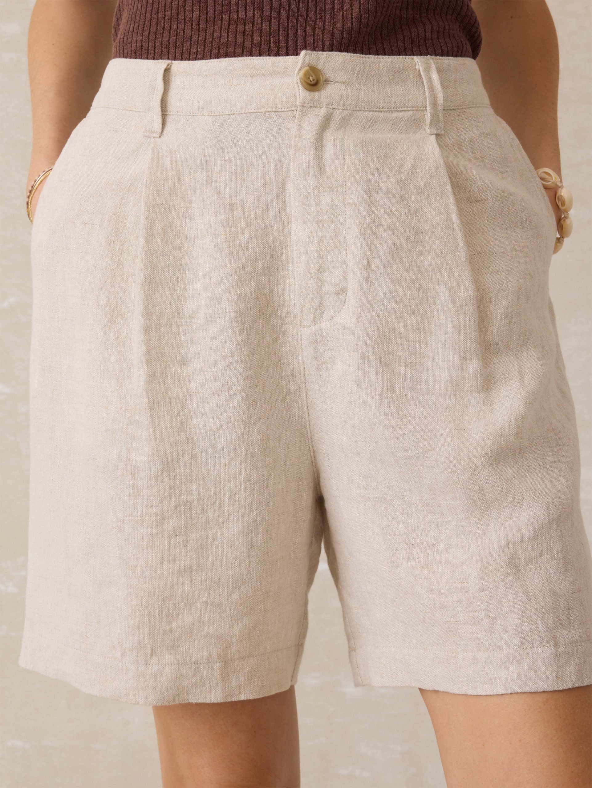 Sun Strider Linen Short - Flax - Image 2