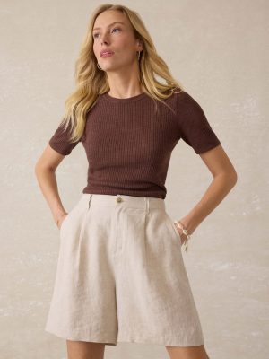Sun Strider Linen Short - Flax