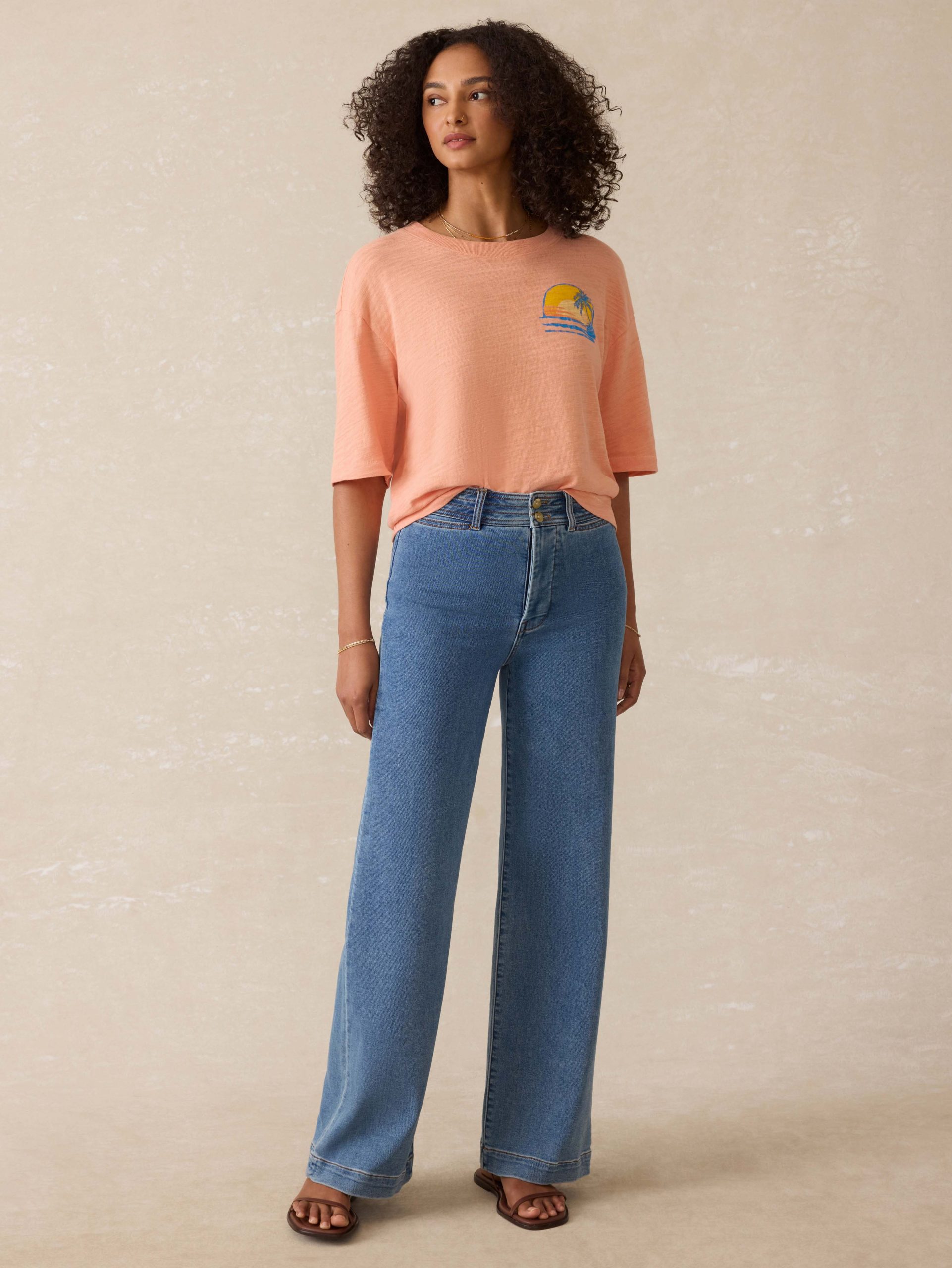 Sunwashed Slub Vintage Tee - Canyon Sunset - Image 4