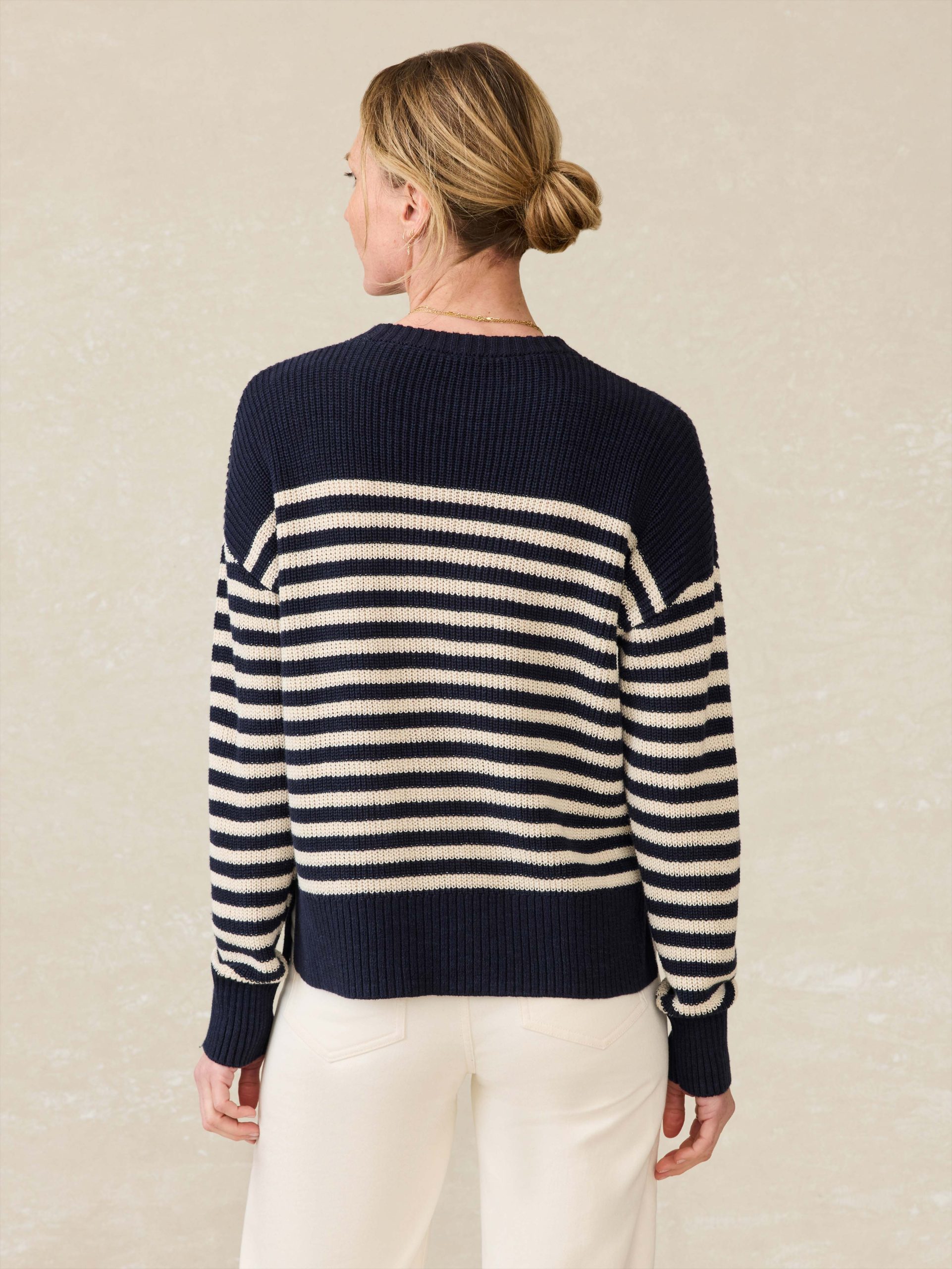 Miramar Linen Crewneck - Lighthouse Point - Image 5