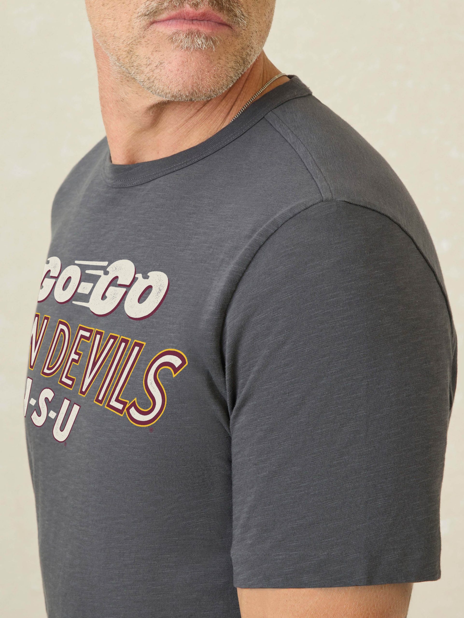Arizona State University Sunwashed Tee - Graphite - Image 3