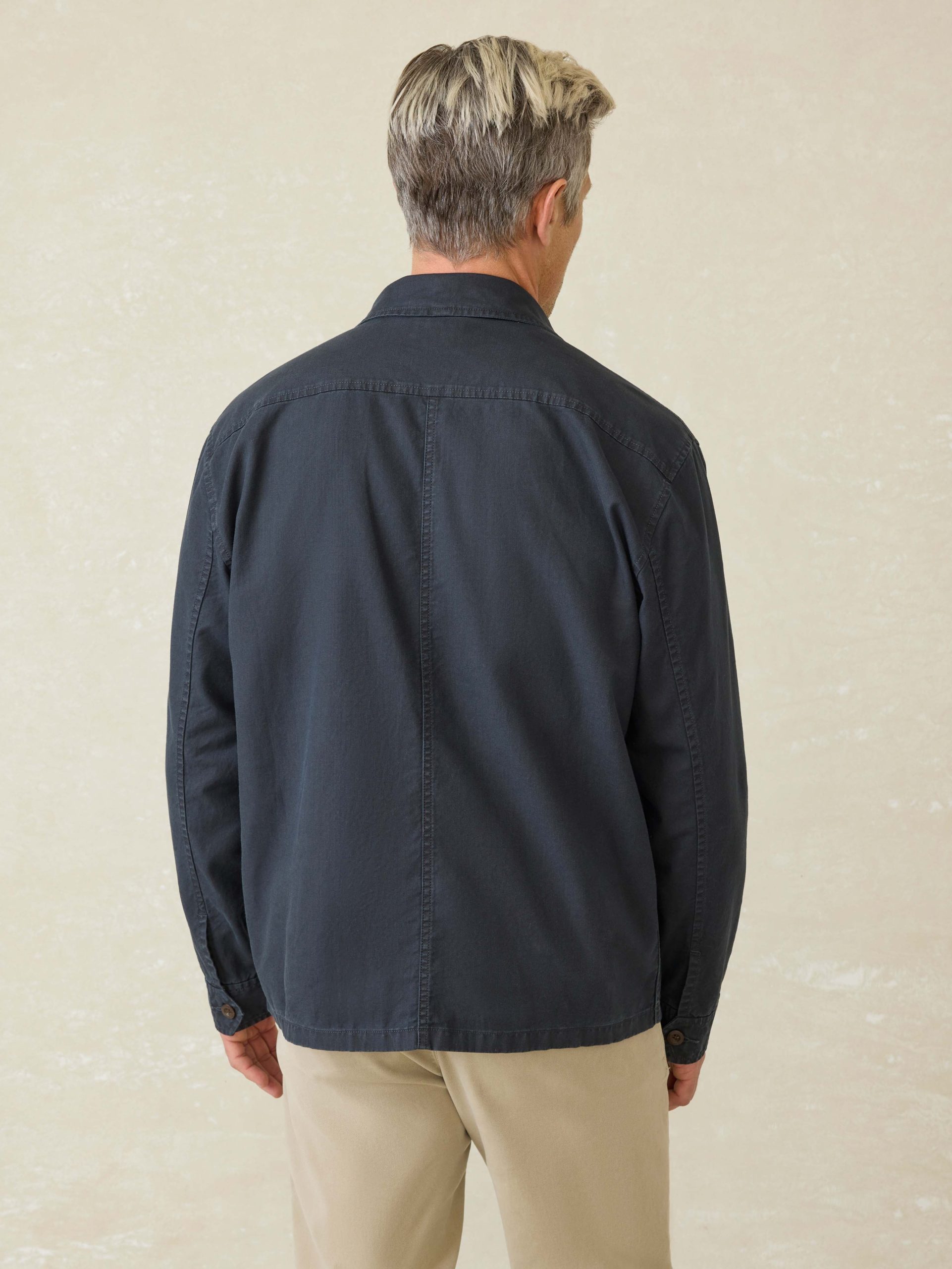 Commander Shirt Jacket - Washed Charcoal - Image 5
