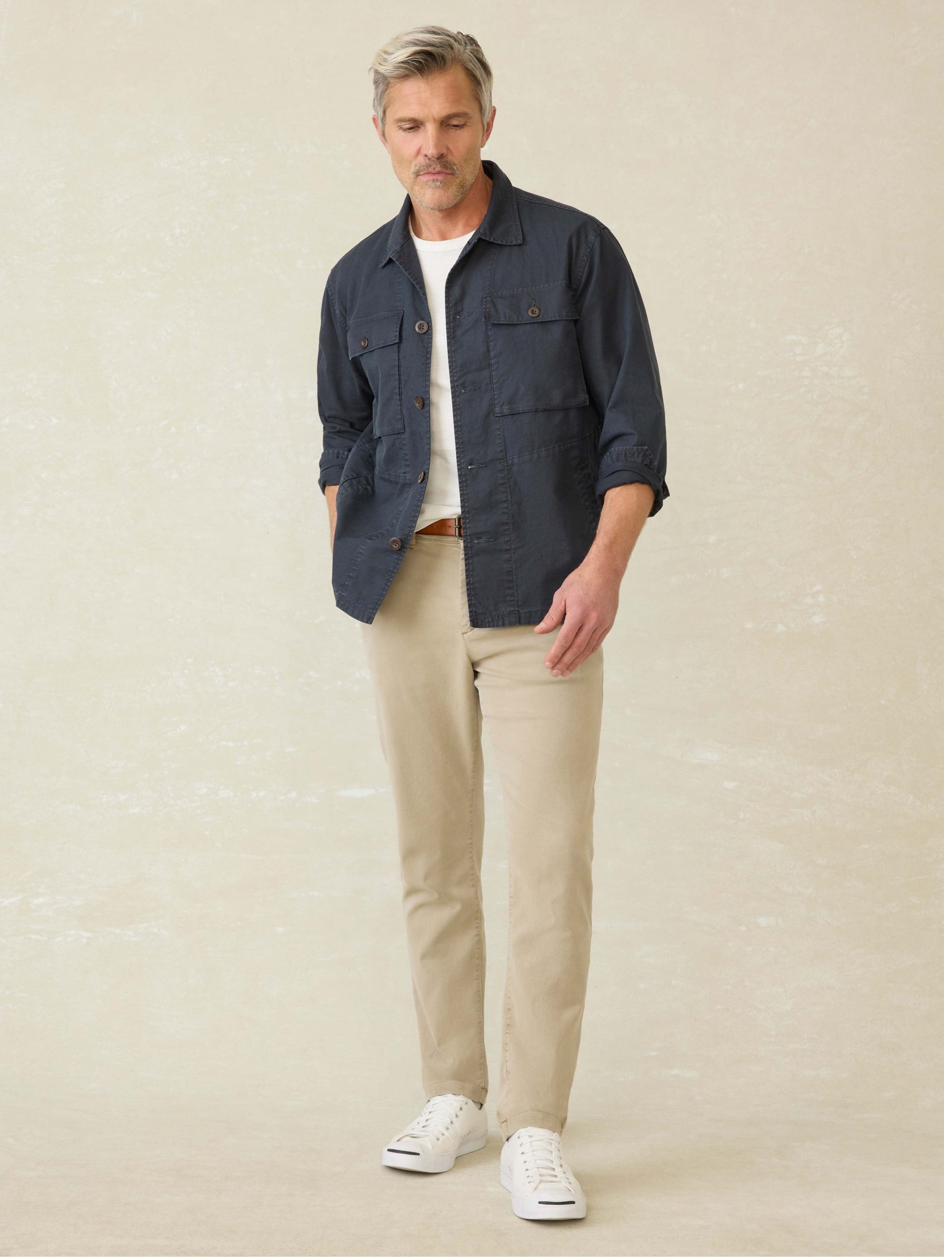 Commander Shirt Jacket - Washed Charcoal - Image 4