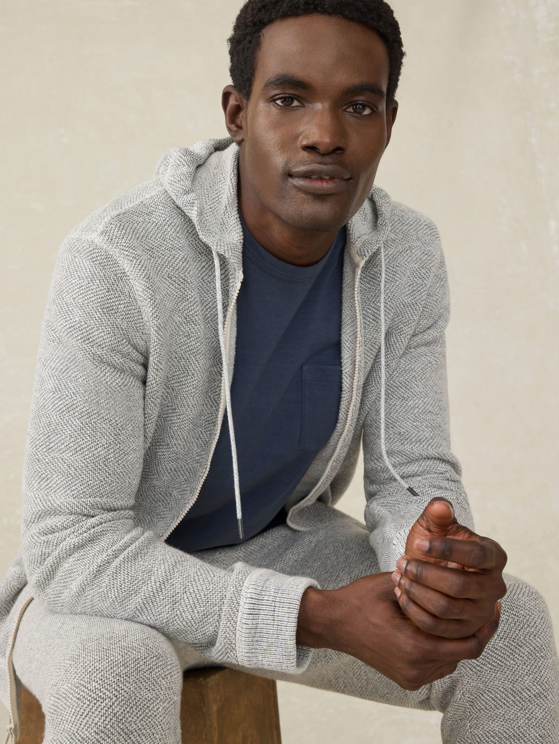 Whitewater Full Zip Hoodie - Grey Shell Loop - Image 3