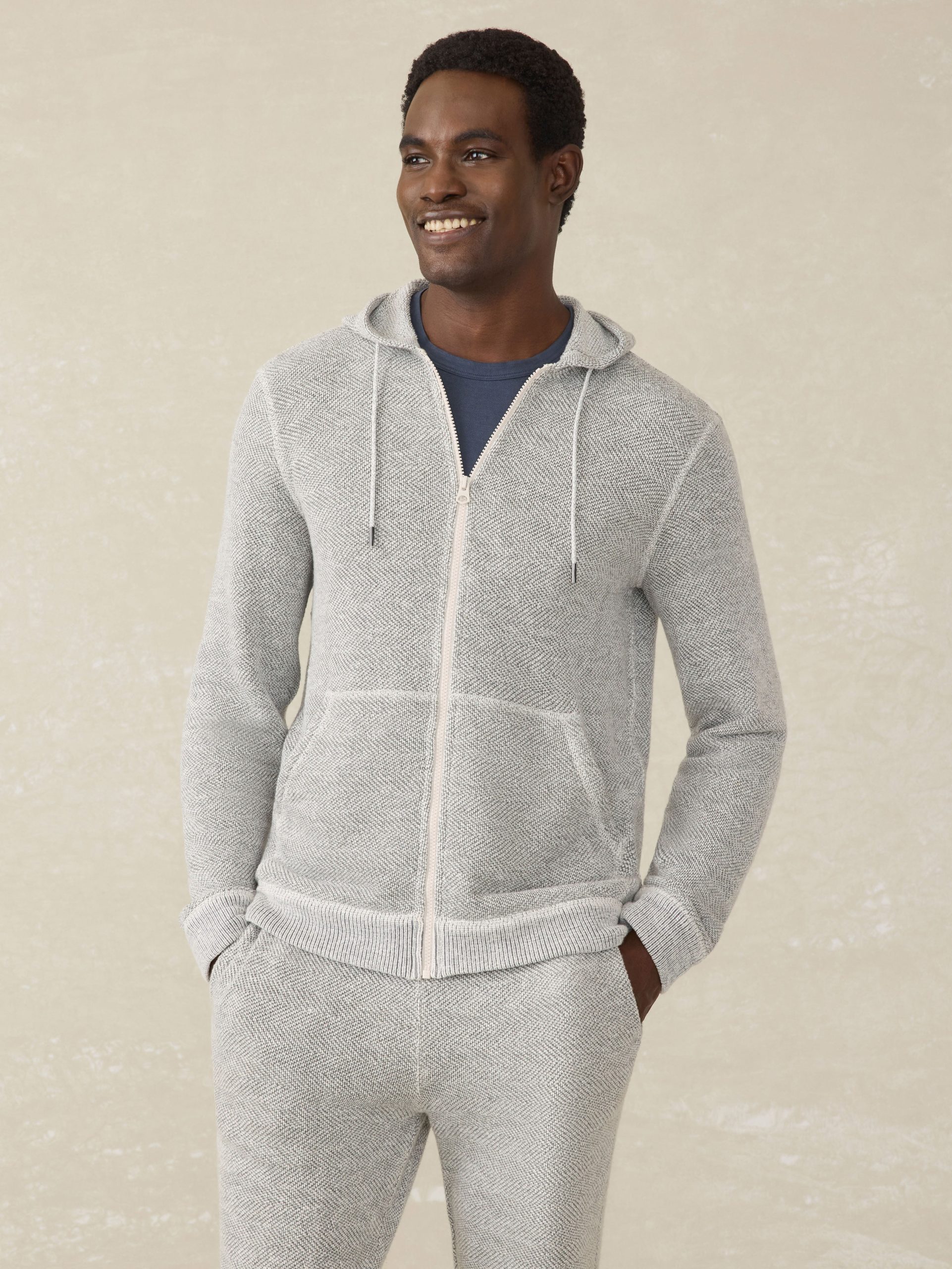 Whitewater Full Zip Hoodie - Grey Shell Loop - Image 5