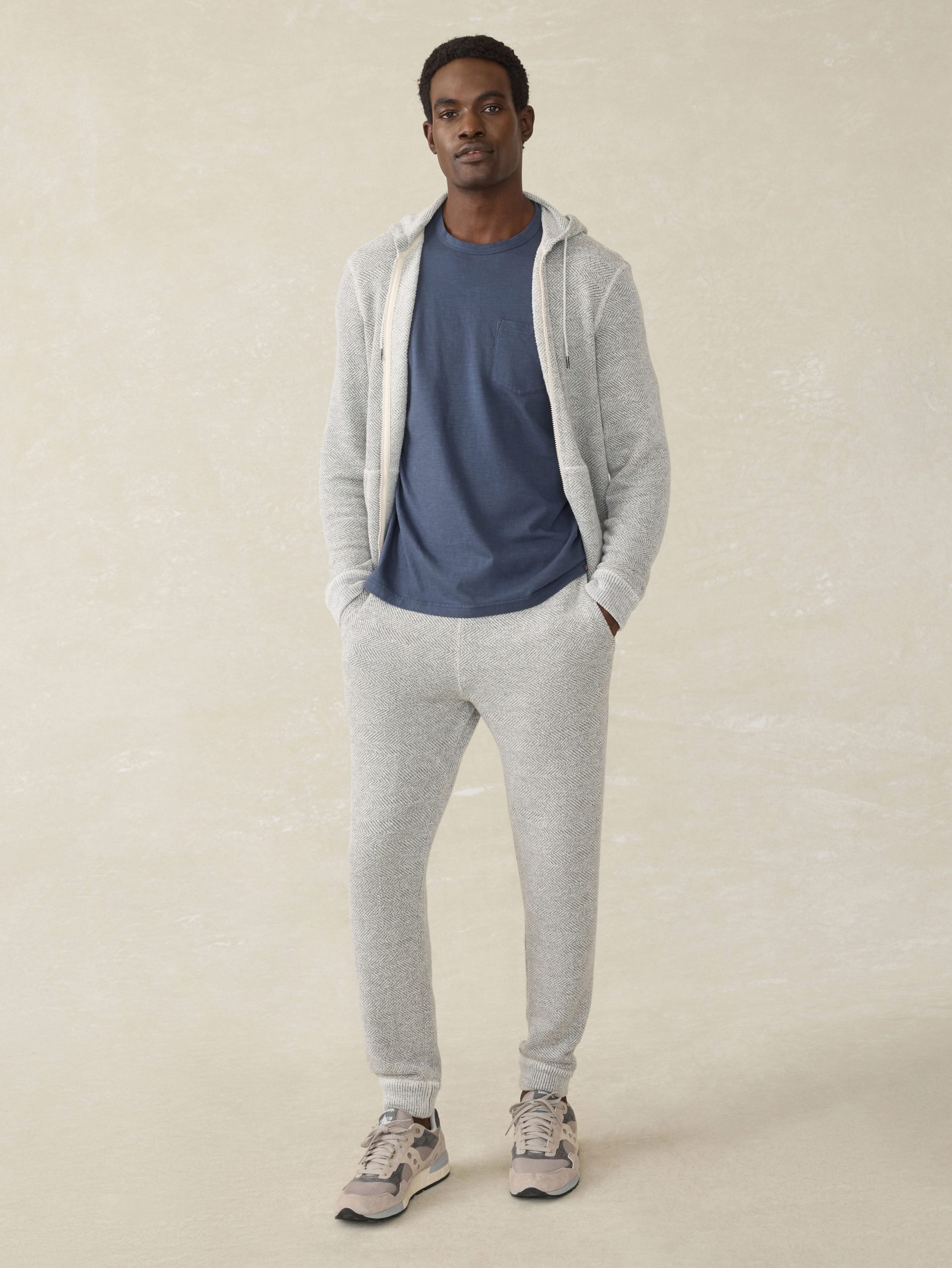Whitewater Full Zip Hoodie - Grey Shell Loop - Image 4