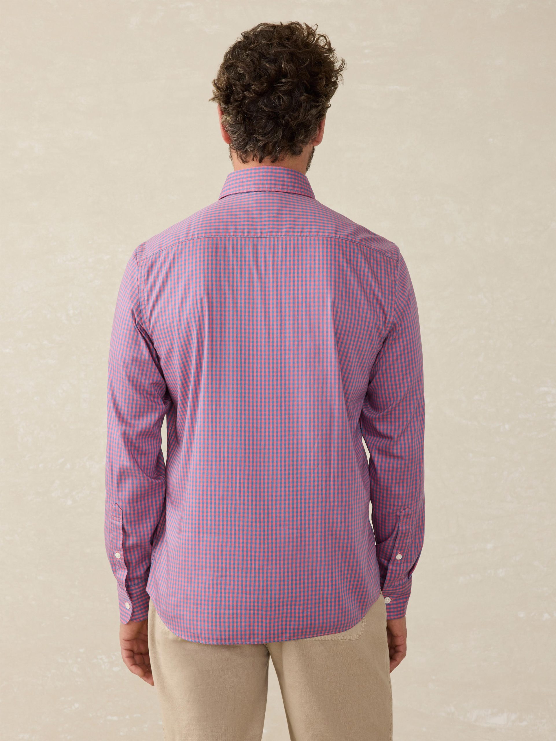 Movement? Shirt (Tall) - Blue Rose Gingham - Image 5