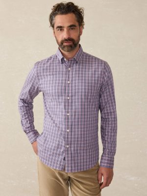 Movement? Shirt - Berry Skies Check
