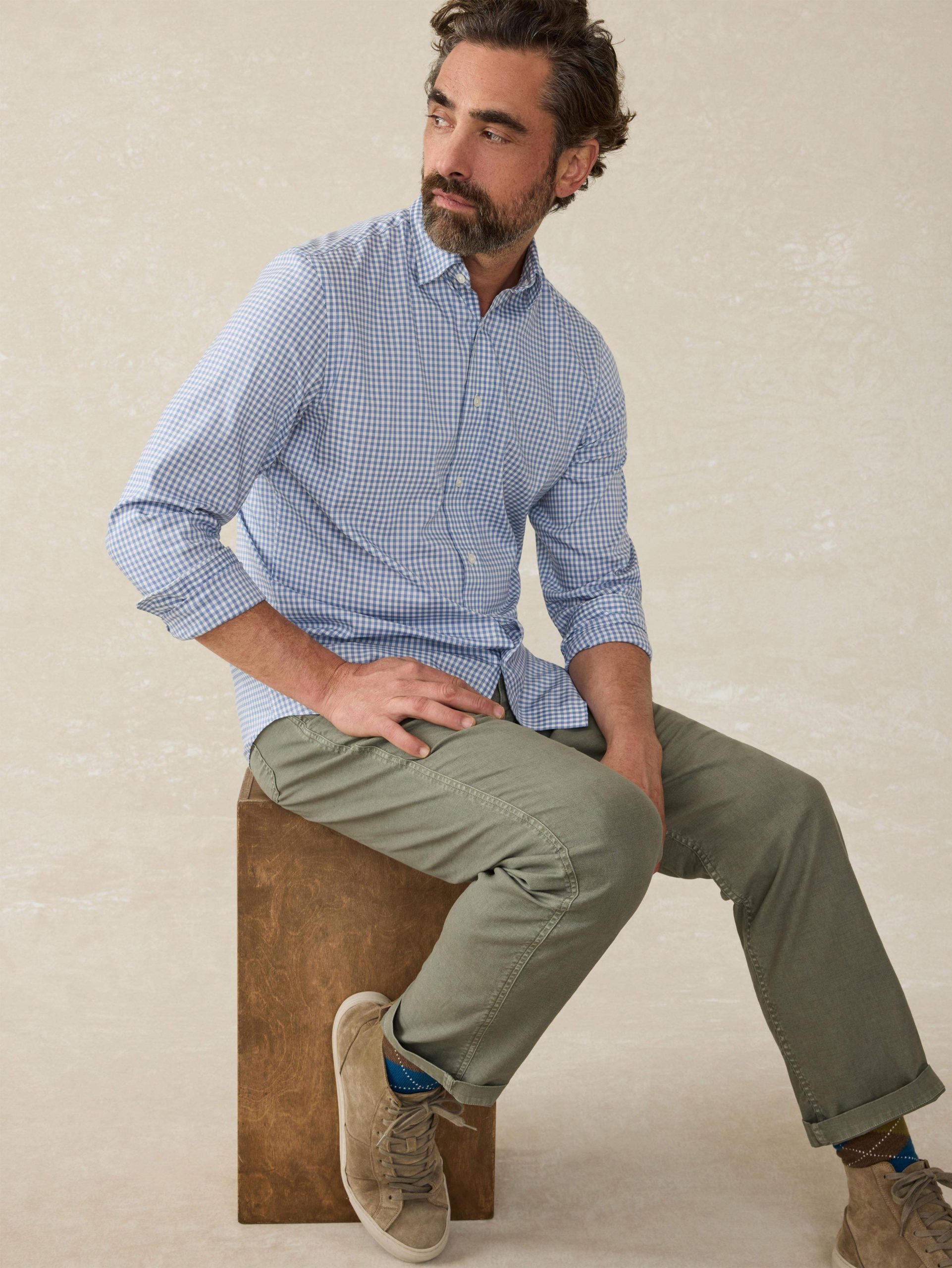 Movement? Shirt (Tall) - Light Blue Gingham - Image 5