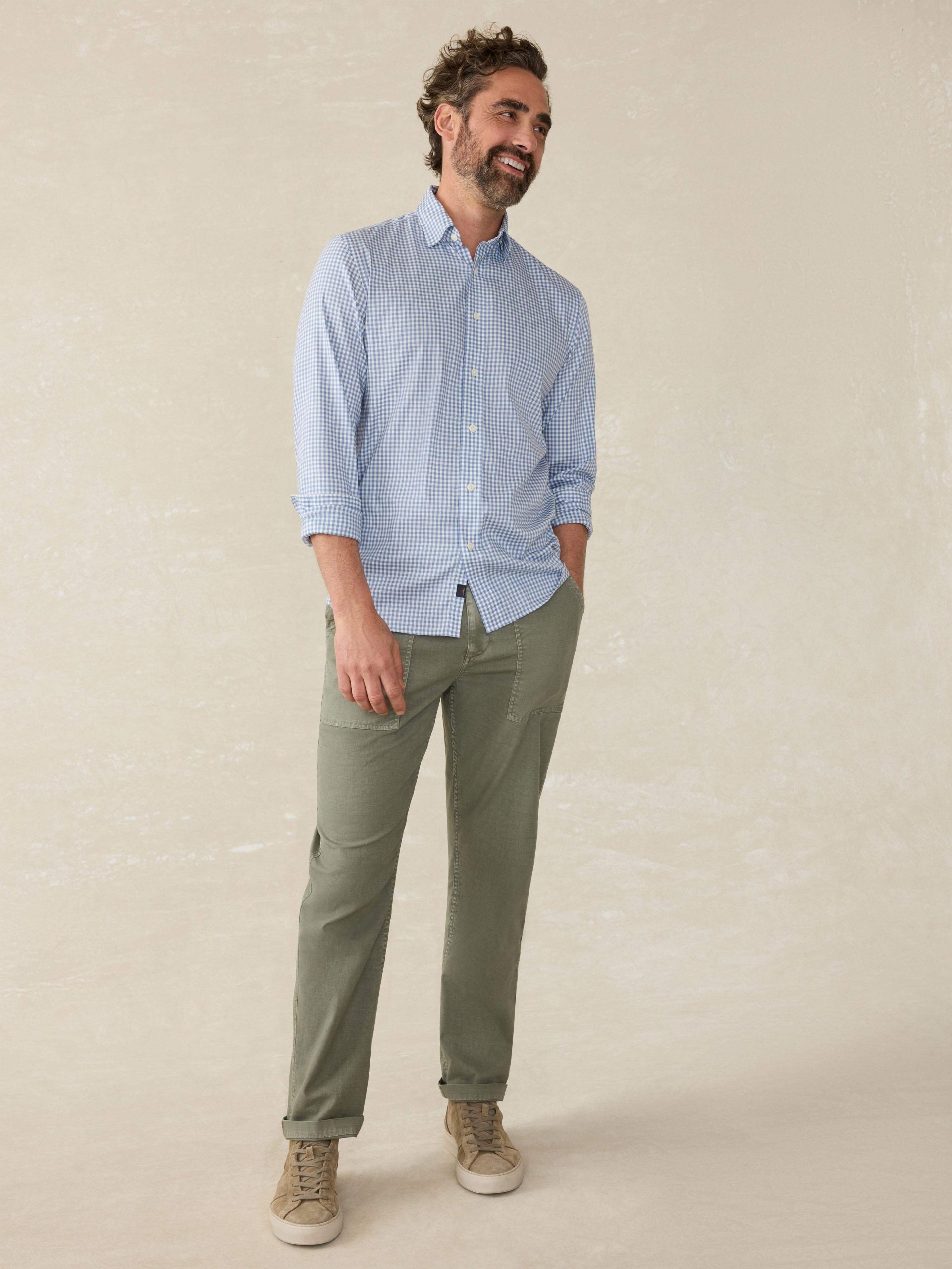 Movement? Shirt (Tall) - Light Blue Gingham - Image 6