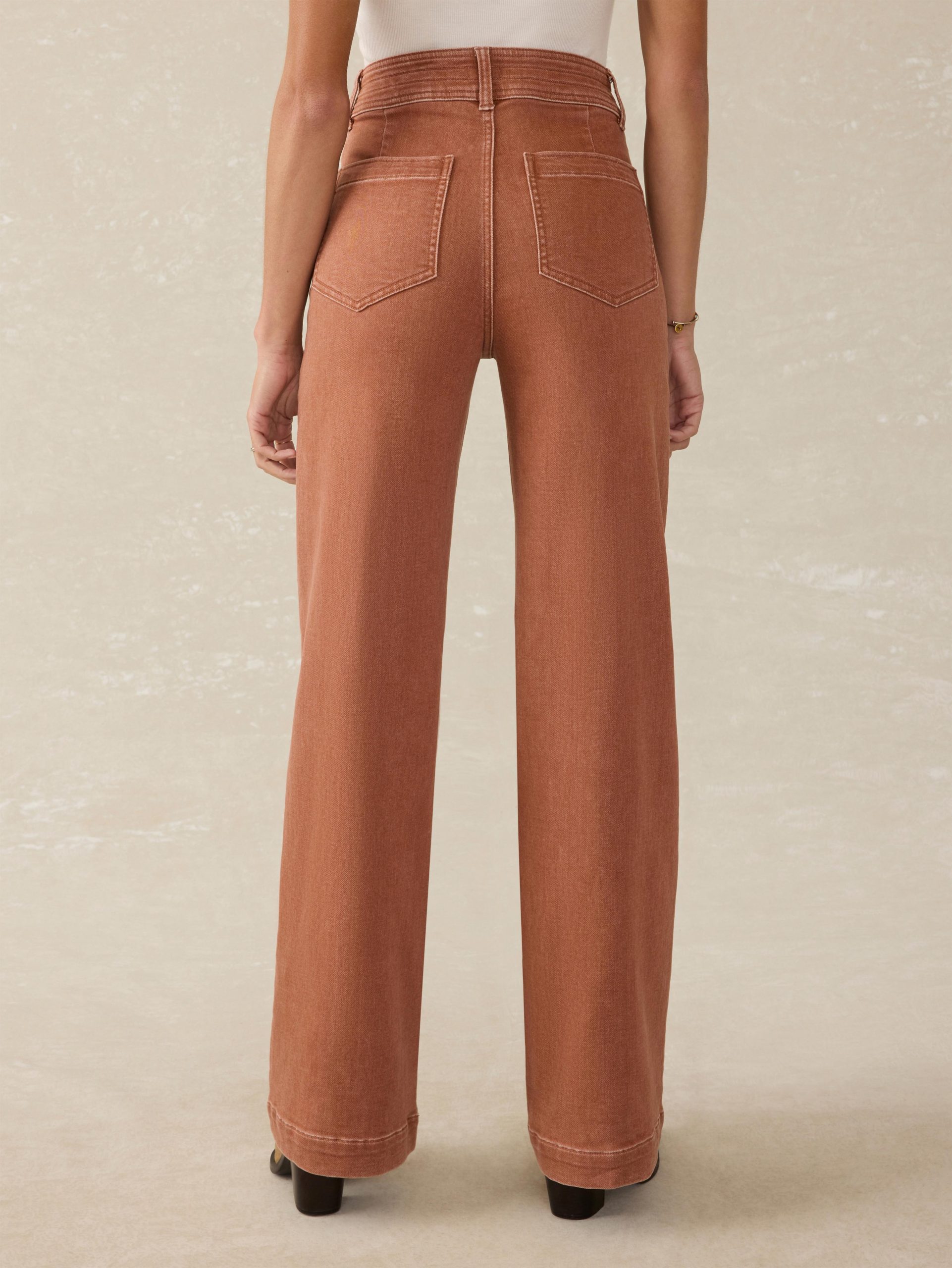 Stretch Terry Harbor Pant - Russet - Image 5