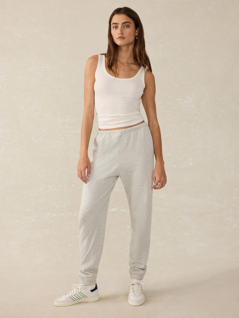High Standard Fleece Sweatpant - Light Grey Heather